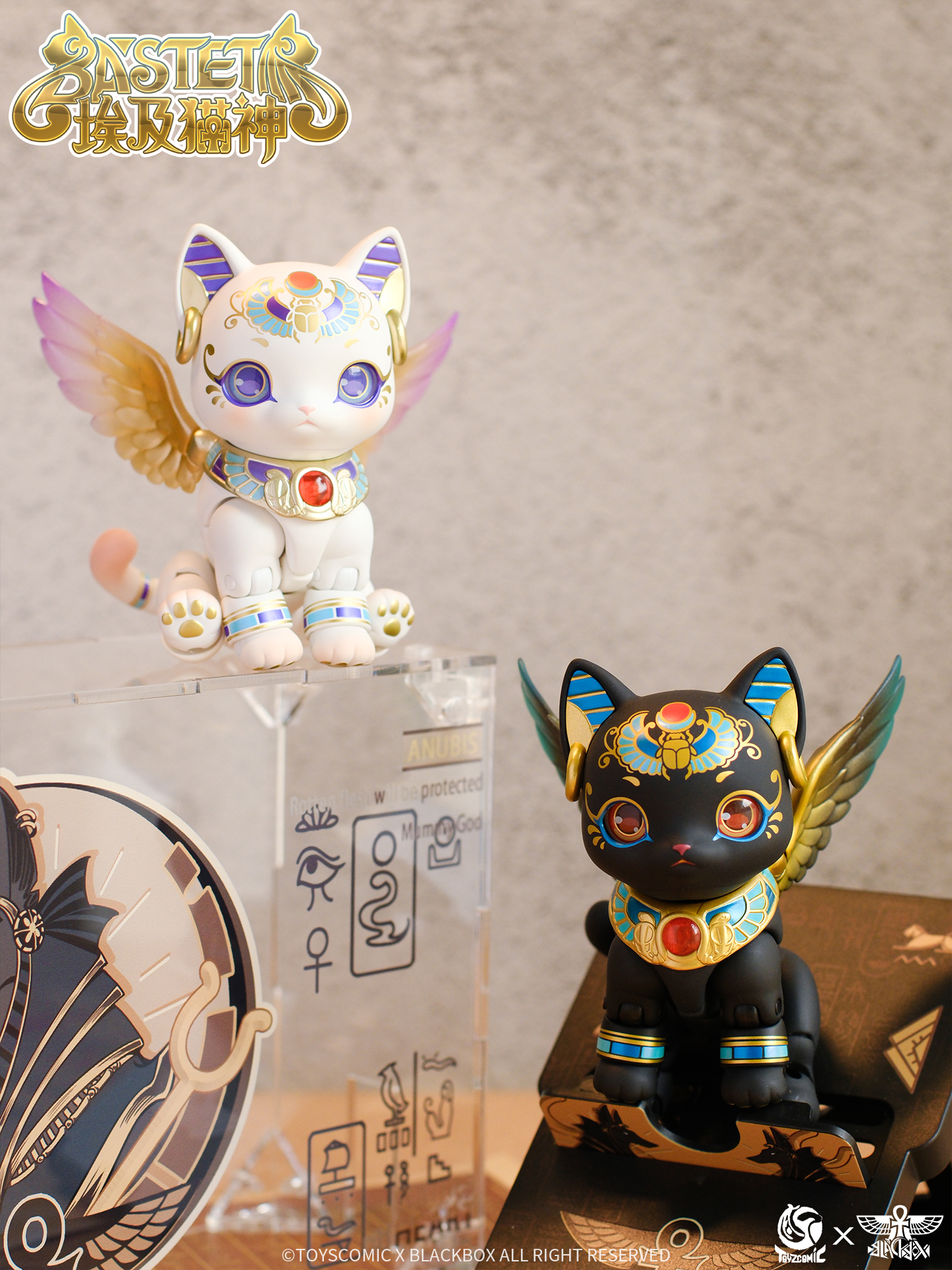 TOYSCOMIC x BLACKBOX BASTET NON-SCALE ACTION FIGURE (WHITE)