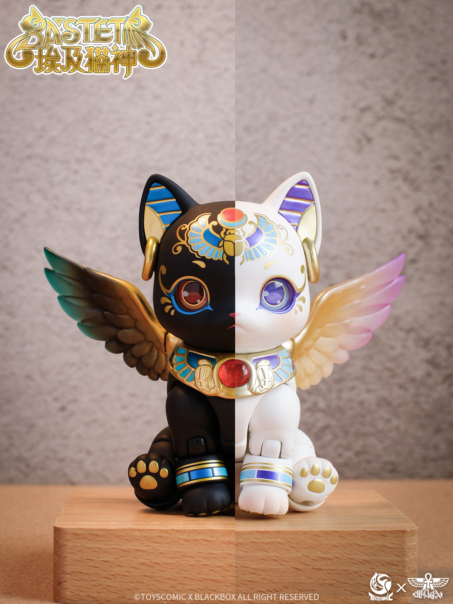 TOYSCOMIC x BLACKBOX BASTET NON-SCALE ACTION FIGURE (WHITE)