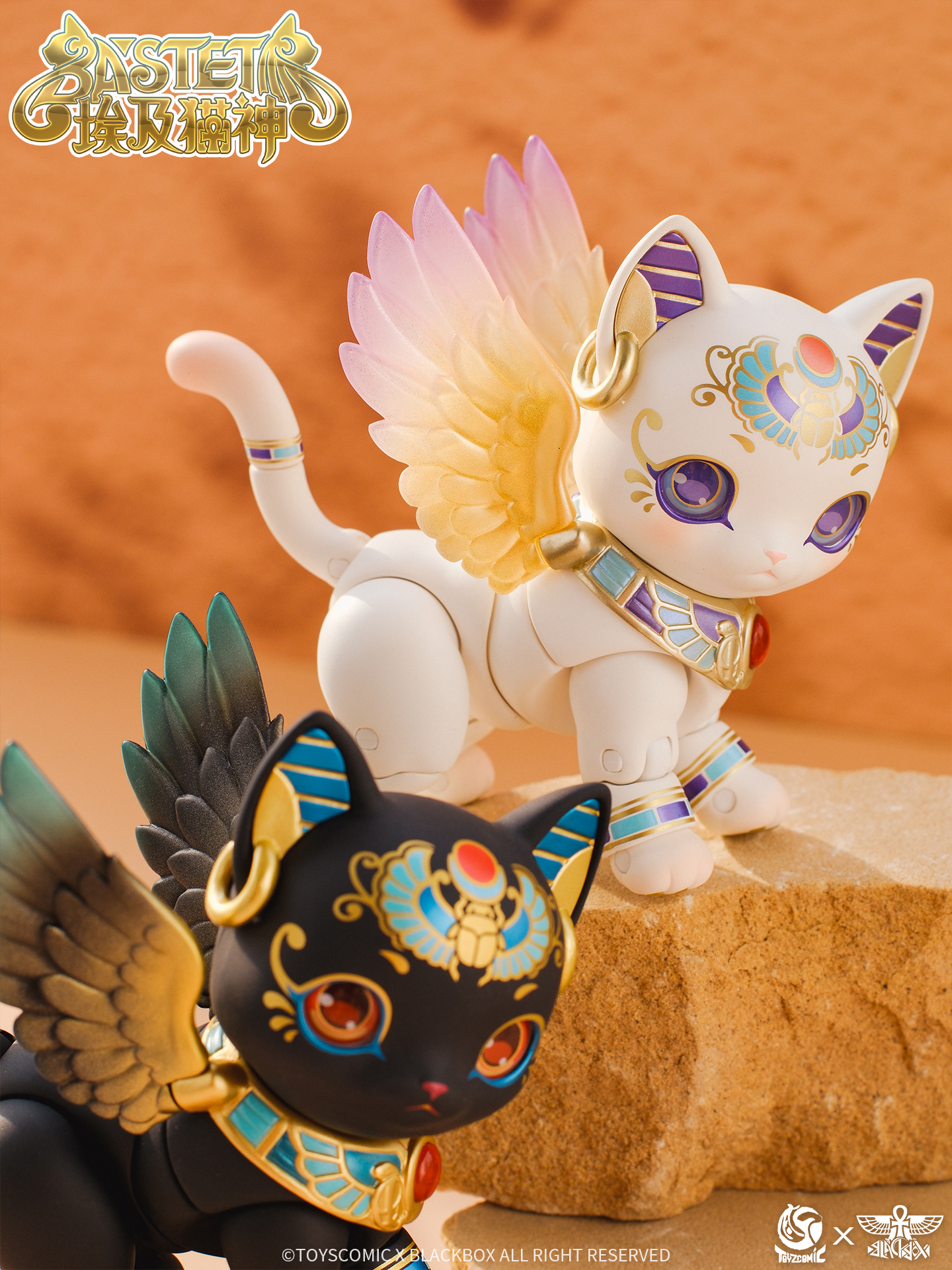 TOYSCOMIC x BLACKBOX BASTET NON-SCALE ACTION FIGURE (WHITE)