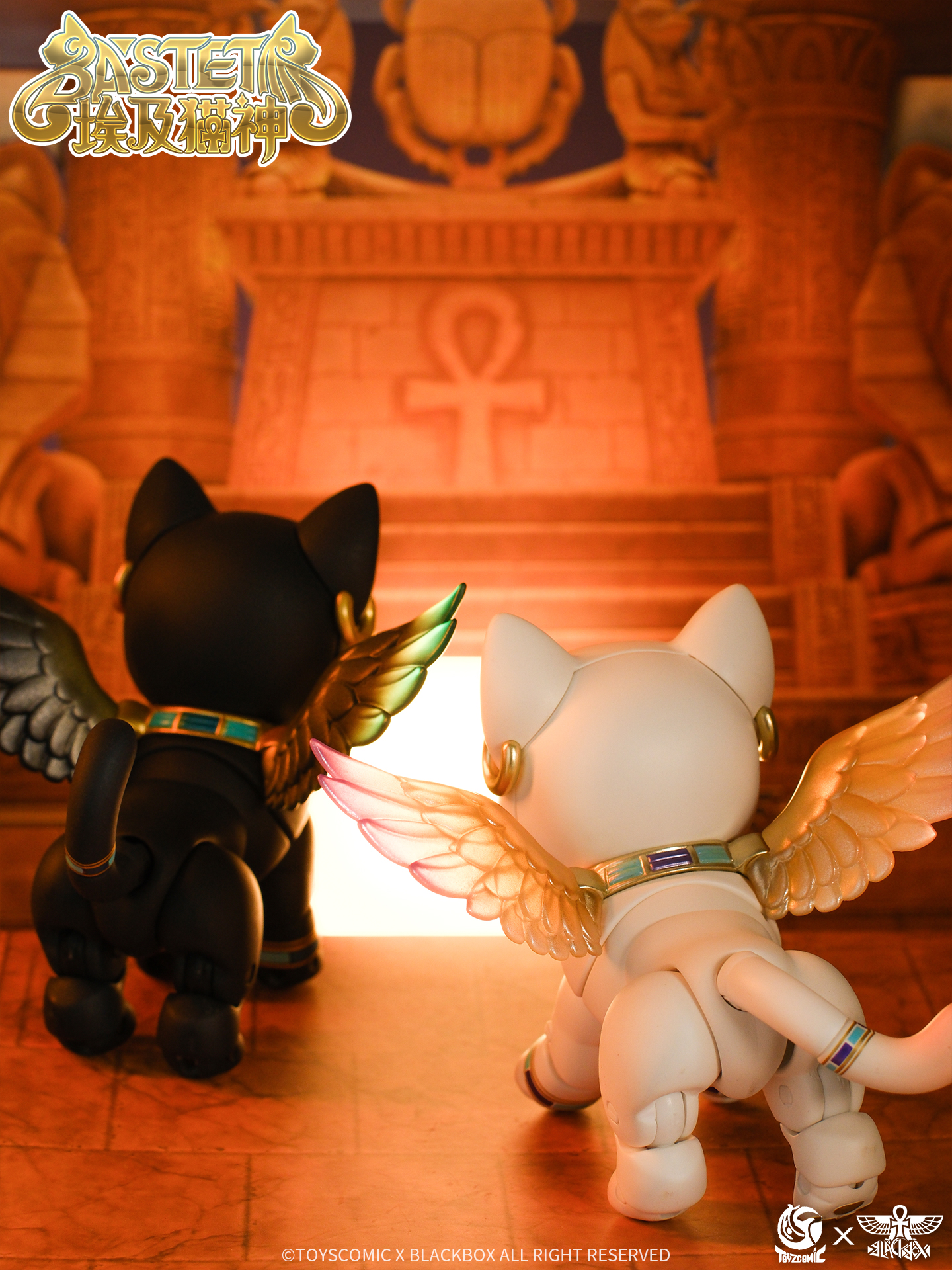 TOYSCOMIC x BLACKBOX BASTET NON-SCALE ACTION FIGURE (WHITE)