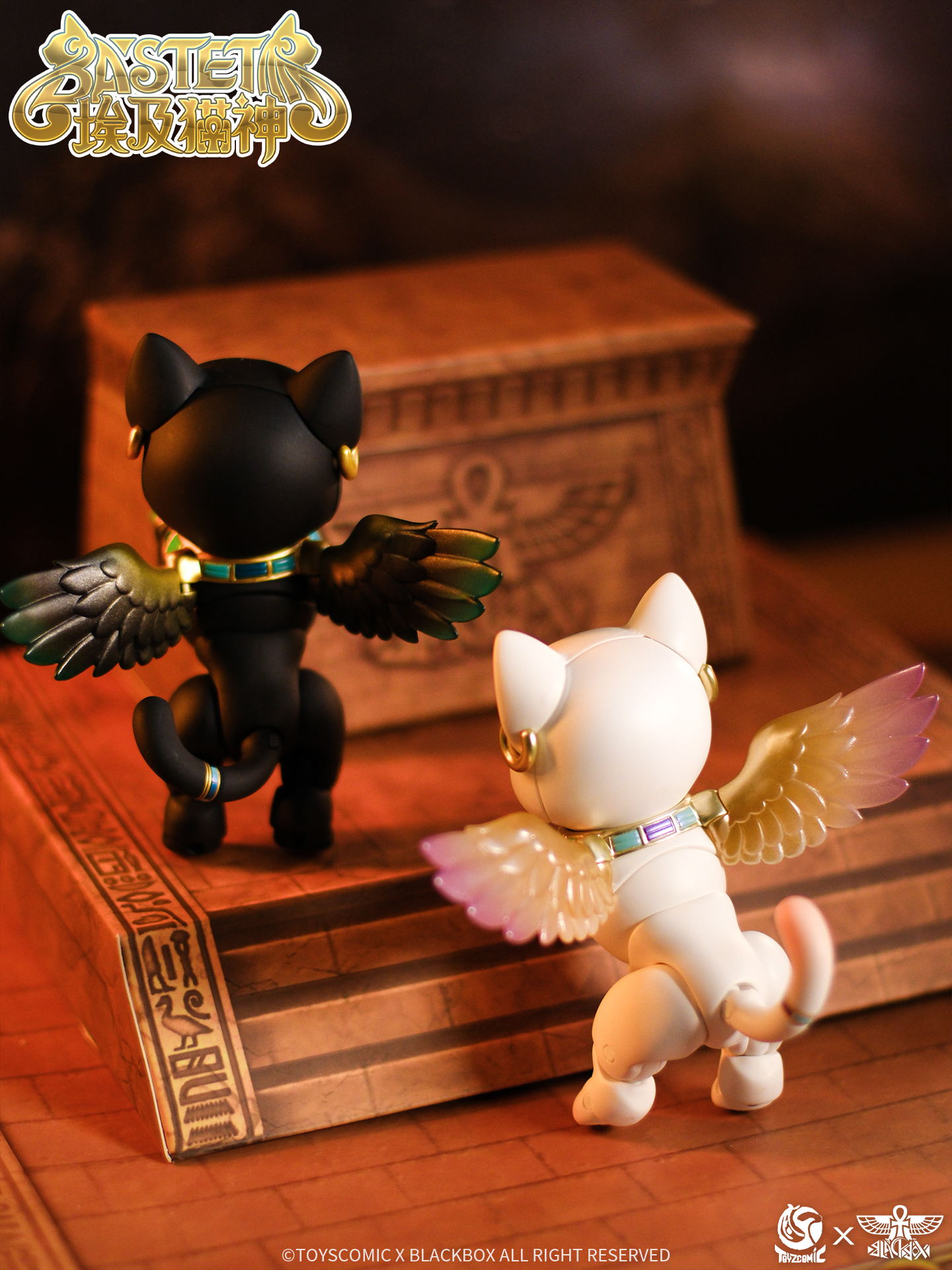 TOYSCOMIC x BLACKBOX BASTET NON-SCALE ACTION FIGURE (WHITE)