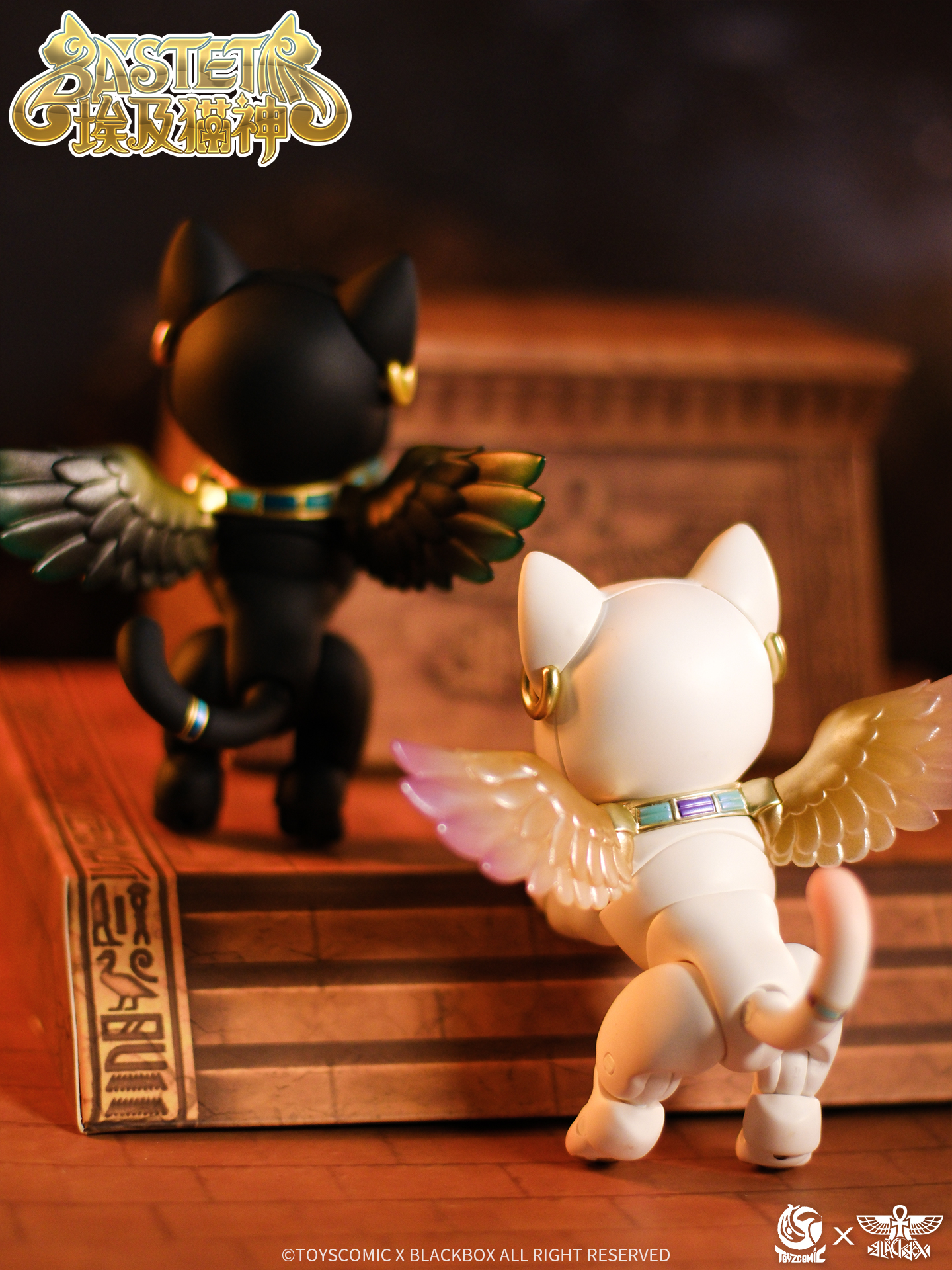 TOYSCOMIC x BLACKBOX BASTET NON-SCALE ACTION FIGURE (WHITE)