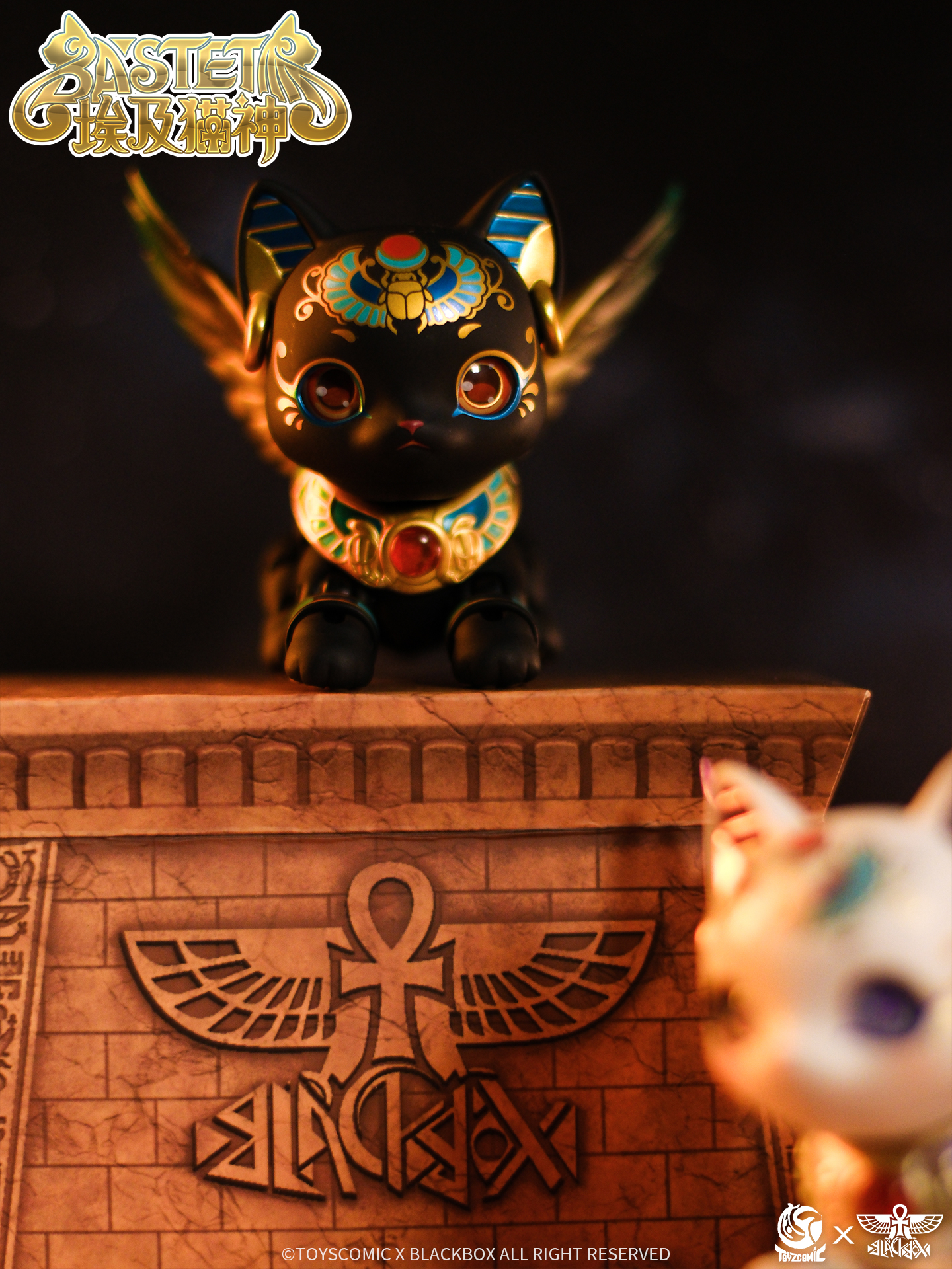 TOYSCOMIC x BLACKBOX BASTET NON-SCALE ACTION FIGURE (WHITE)