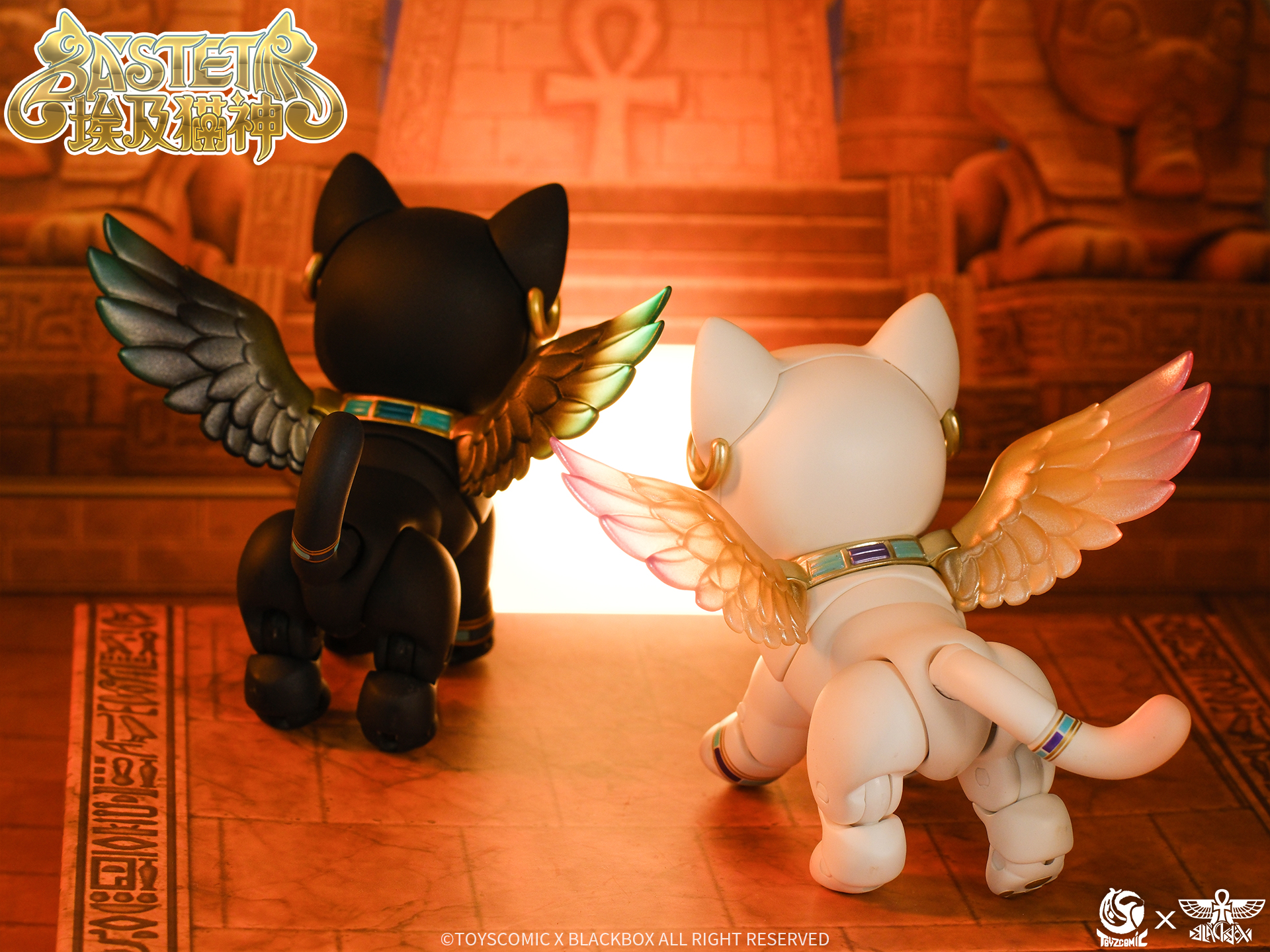 TOYSCOMIC x BLACKBOX BASTET NON-SCALE ACTION FIGURE (WHITE)