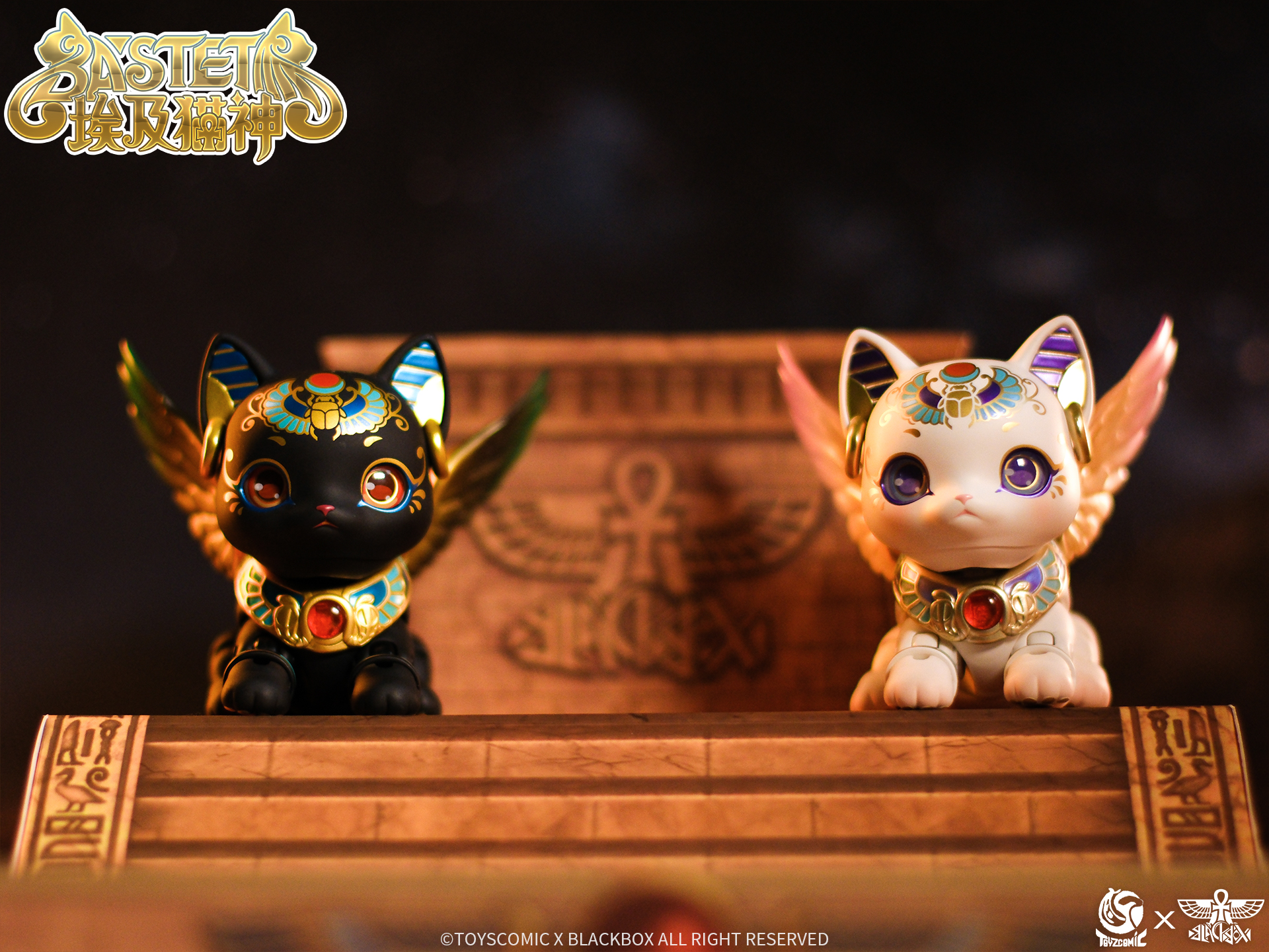 TOYSCOMIC x BLACKBOX BASTET NON-SCALE ACTION FIGURE (WHITE)