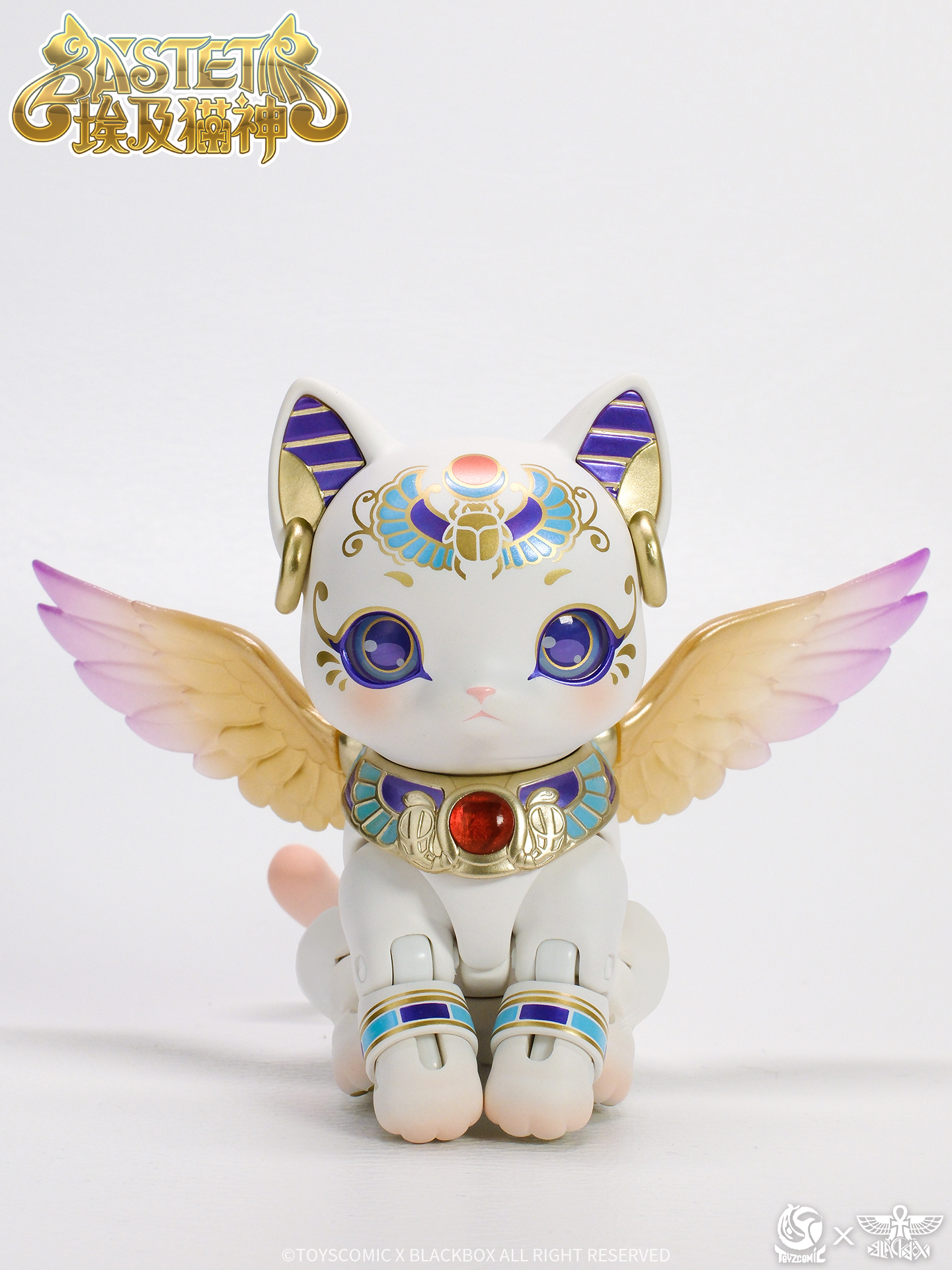 TOYSCOMIC x BLACKBOX BASTET NON-SCALE ACTION FIGURE (WHITE)