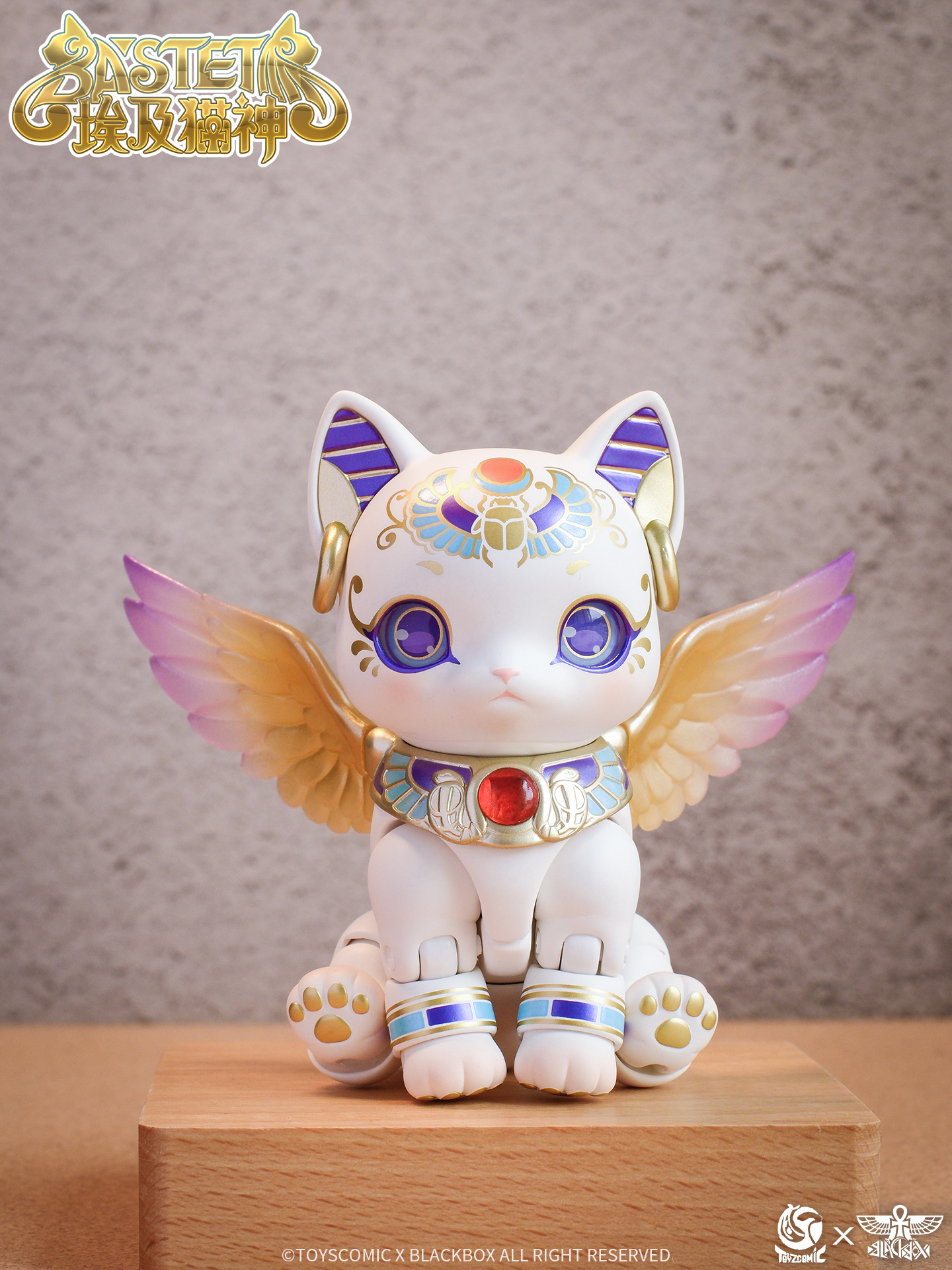 TOYSCOMIC x BLACKBOX BASTET NON-SCALE ACTION FIGURE (WHITE)