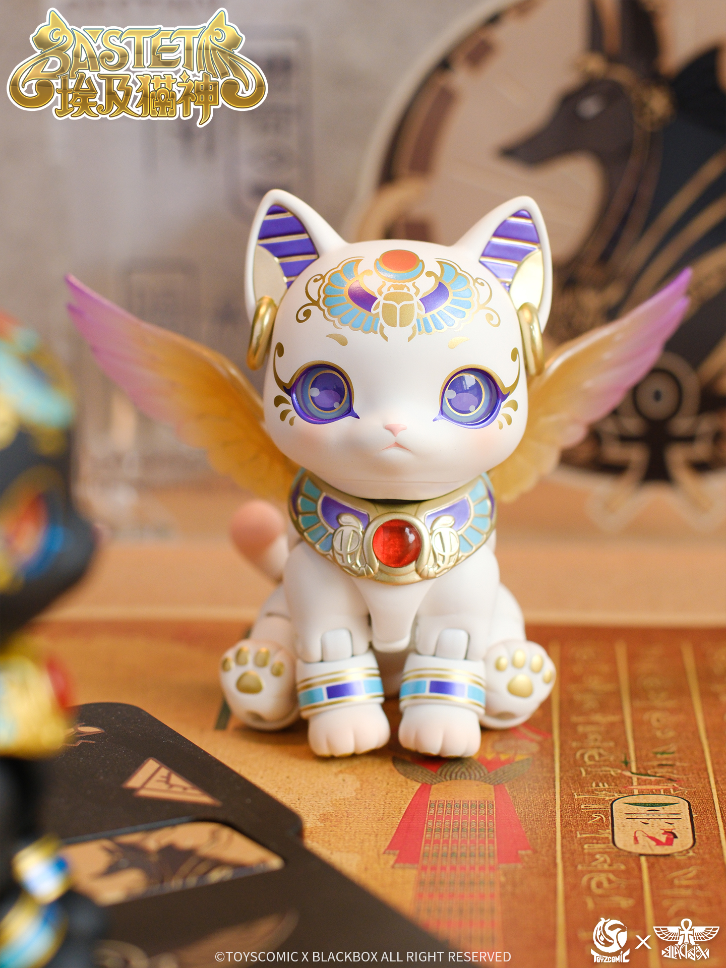 TOYSCOMIC x BLACKBOX BASTET NON-SCALE ACTION FIGURE (WHITE)