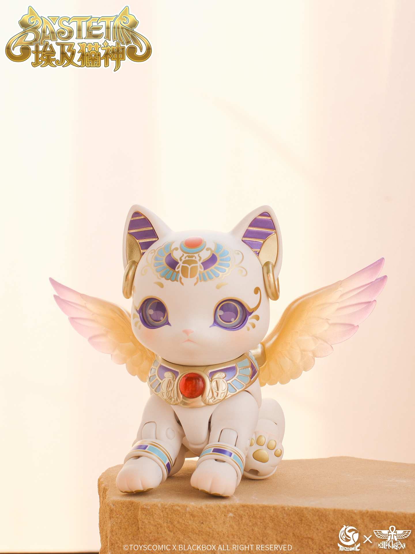 TOYSCOMIC x BLACKBOX BASTET NON-SCALE ACTION FIGURE (WHITE)