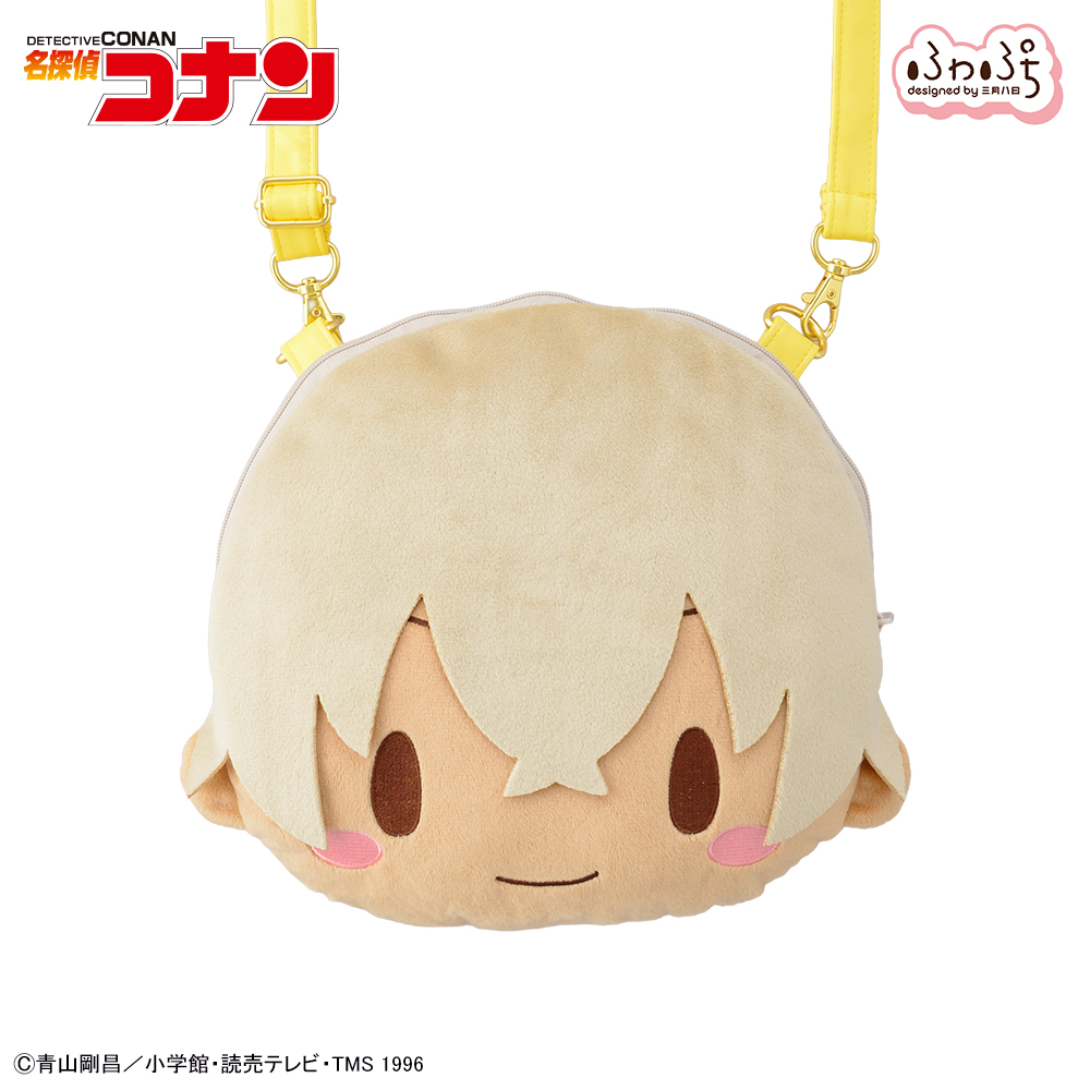 "Detective Conan" Amuro Toru Fuwa Petit Face Shoulder Bag M
