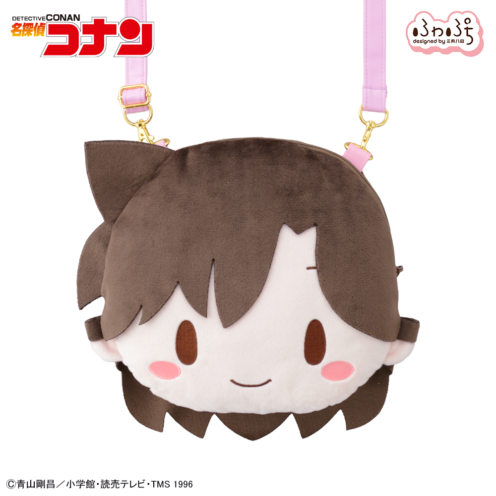 "Detective Conan" Mori Ran Fuwa Petit Face Shoulder Bag M
