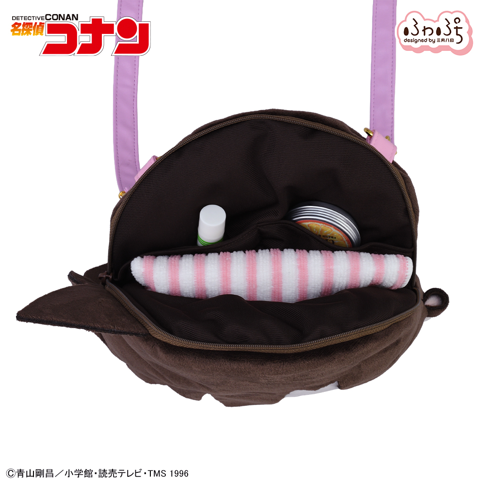 "Detective Conan" Mori Ran Fuwa Petit Face Shoulder Bag M