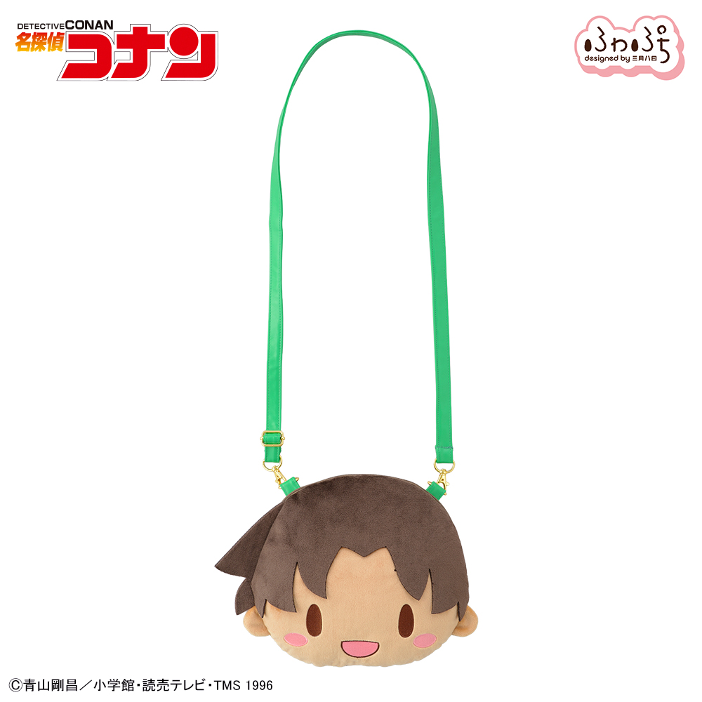 "Detective Conan" Hattori Heiji Fuwa Petit Face Shoulder Bag M