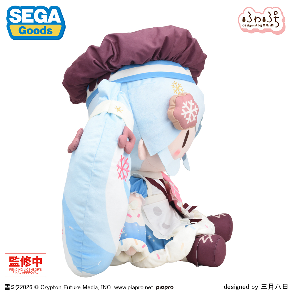 Snow Miku 2026 Fuwa Petit Dodeka Jumbo Plush
