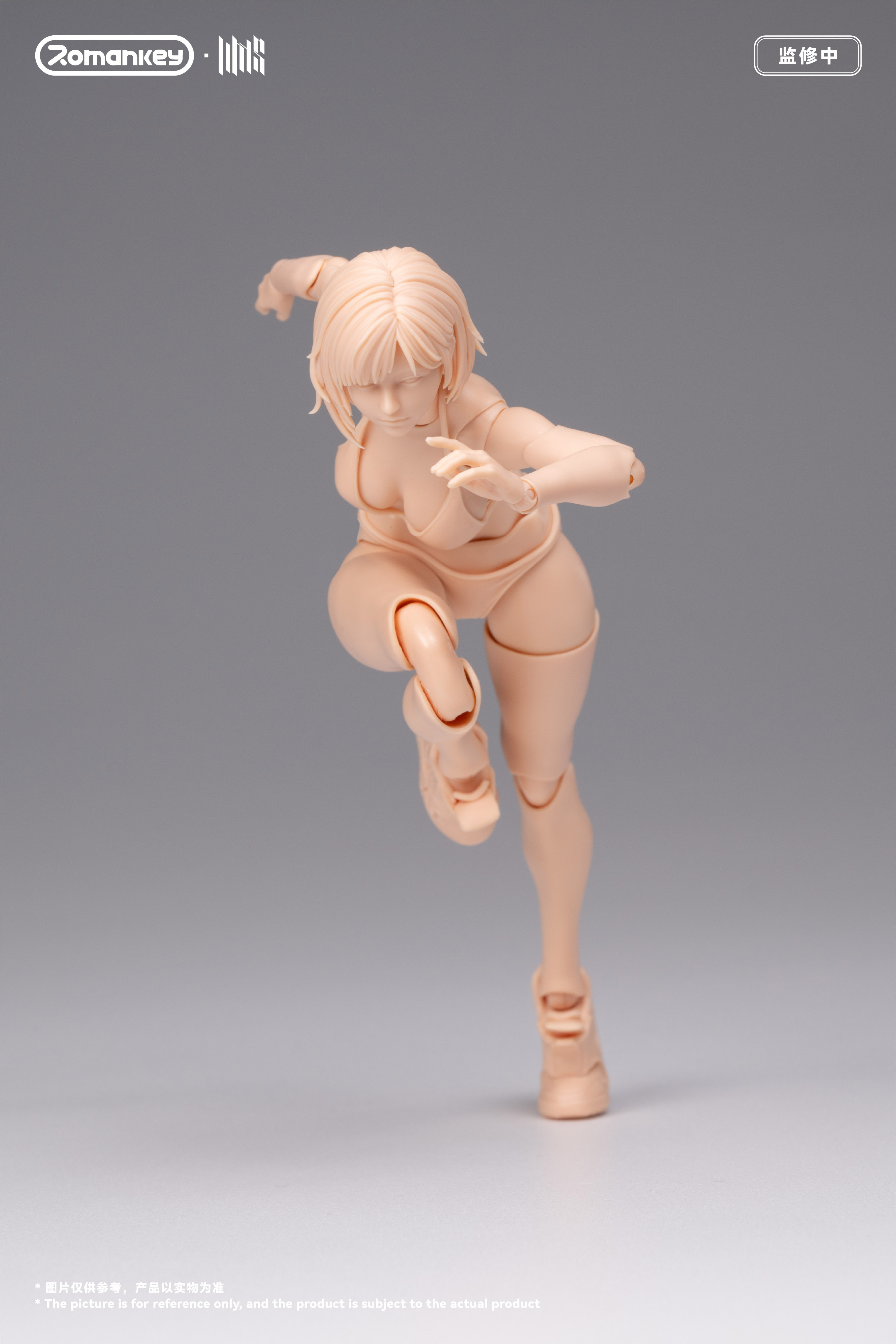 ROMANKEY UMS004 1/12 SCALE ACTION FIGURE FEMALE BODY MIA (UNPAINTED VER.)