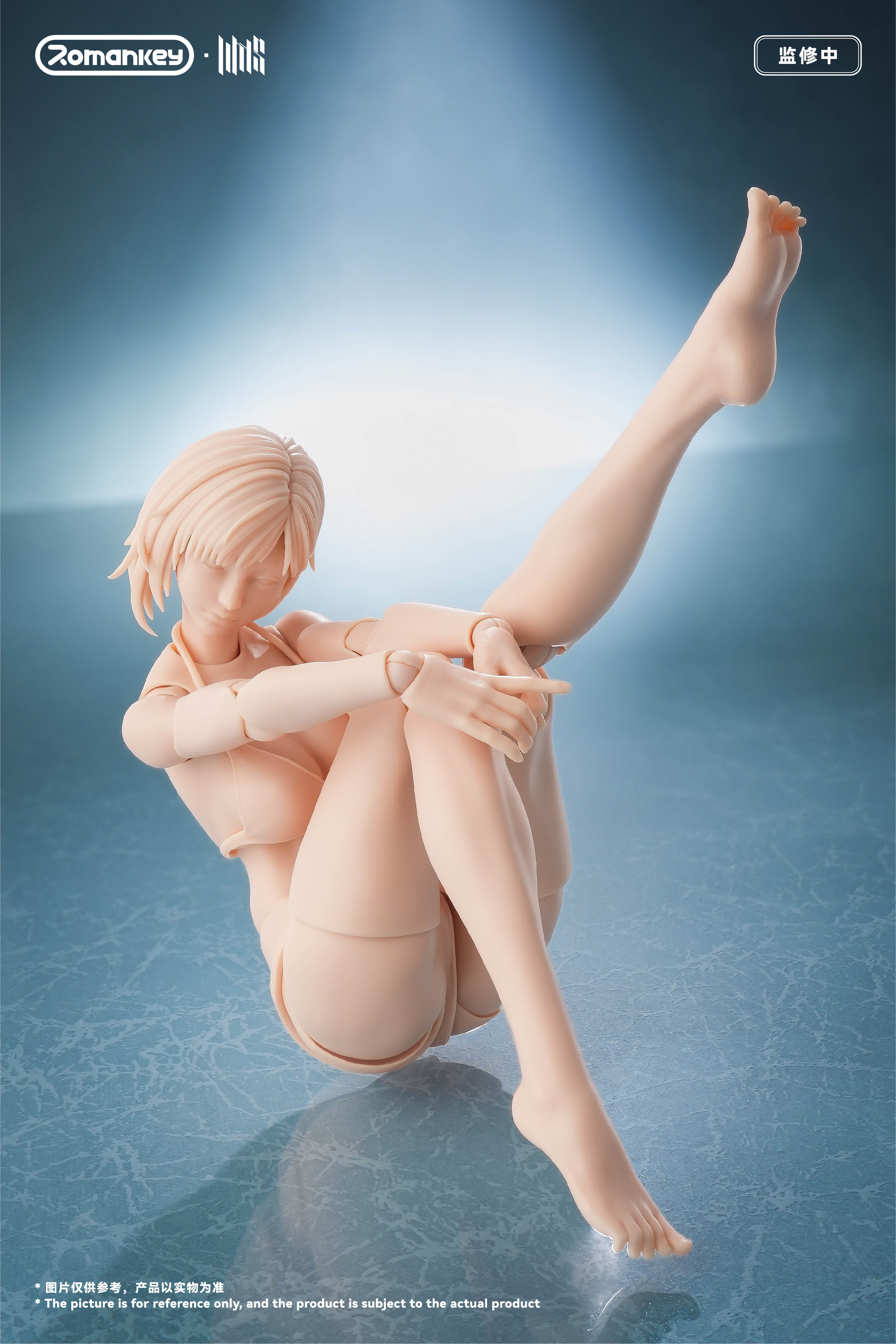 ROMANKEY UMS004 1/12 SCALE ACTION FIGURE FEMALE BODY MIA (UNPAINTED VER.)