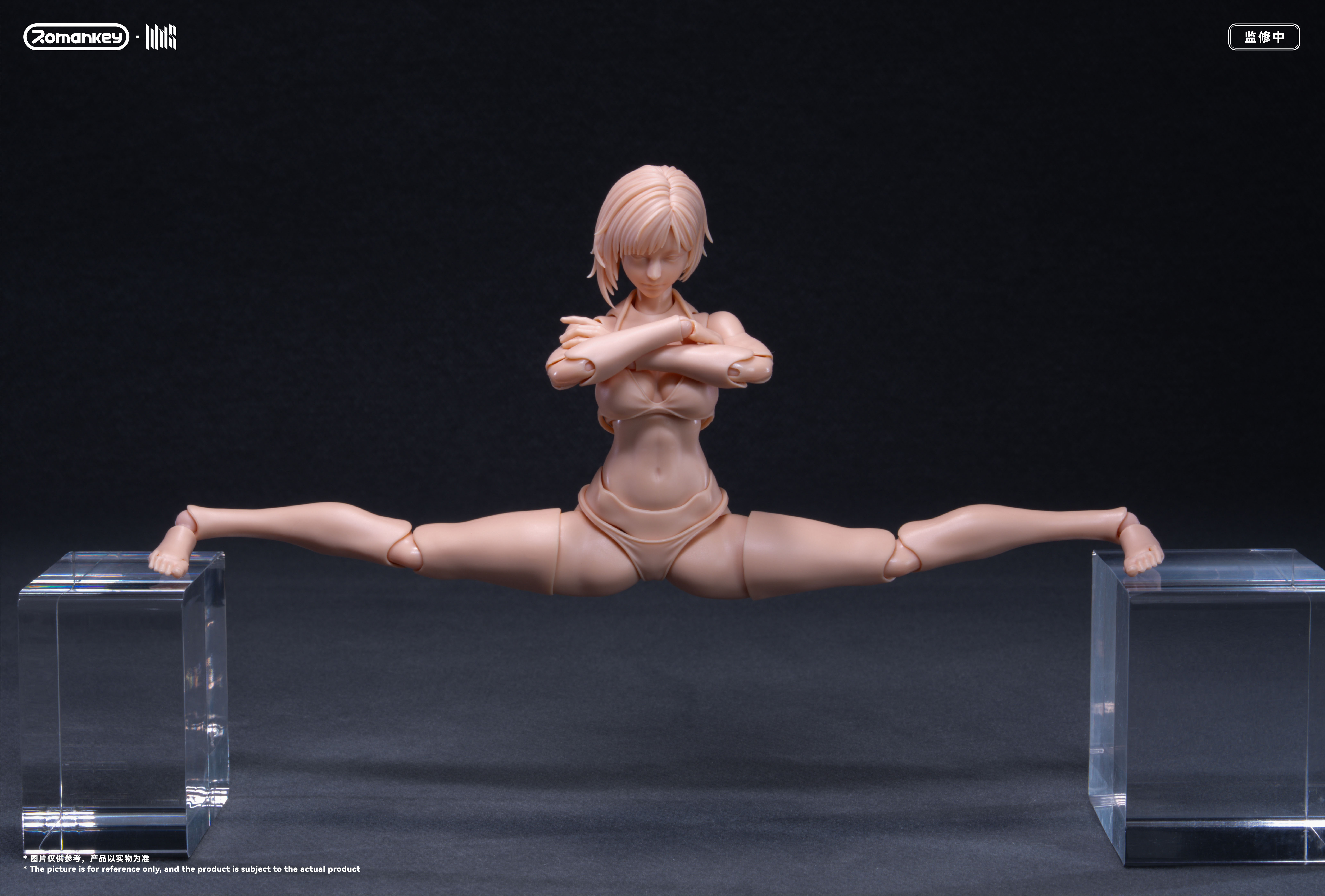ROMANKEY UMS004 1/12 SCALE ACTION FIGURE FEMALE BODY MIA (UNPAINTED VER.)