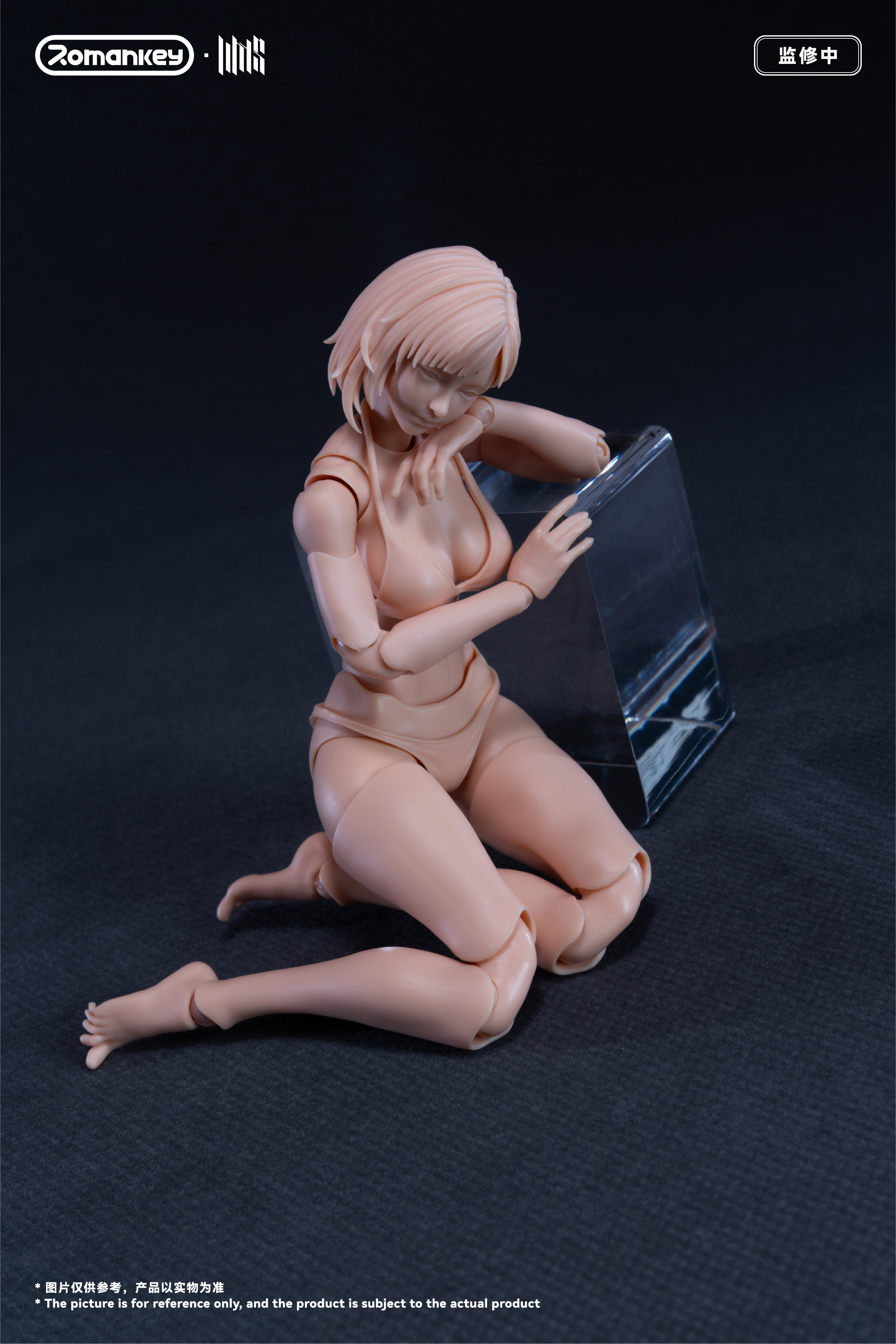 ROMANKEY UMS004 1/12 SCALE ACTION FIGURE FEMALE BODY MIA (UNPAINTED VER.)