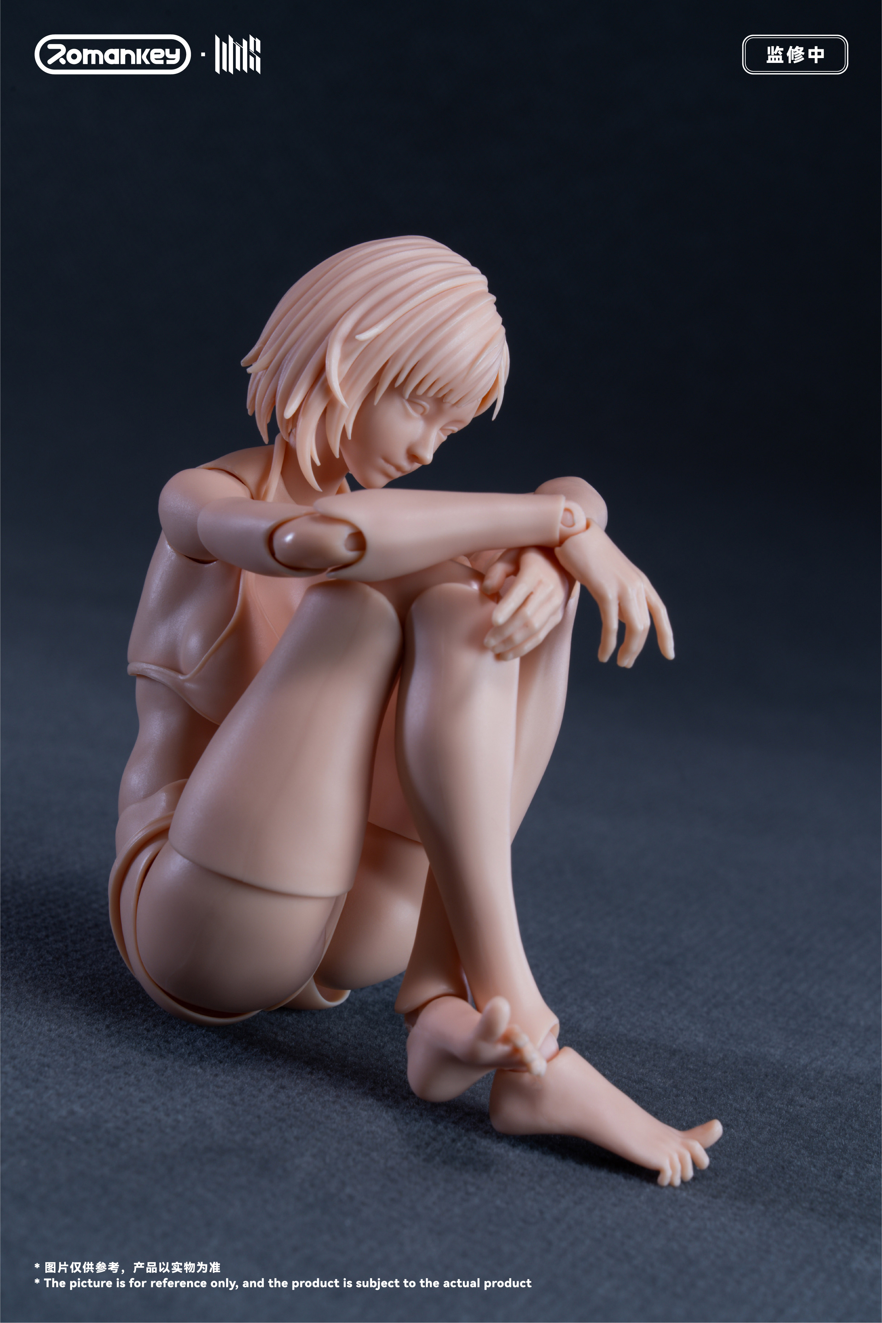 ROMANKEY UMS004 1/12 SCALE ACTION FIGURE FEMALE BODY MIA (UNPAINTED VER.)