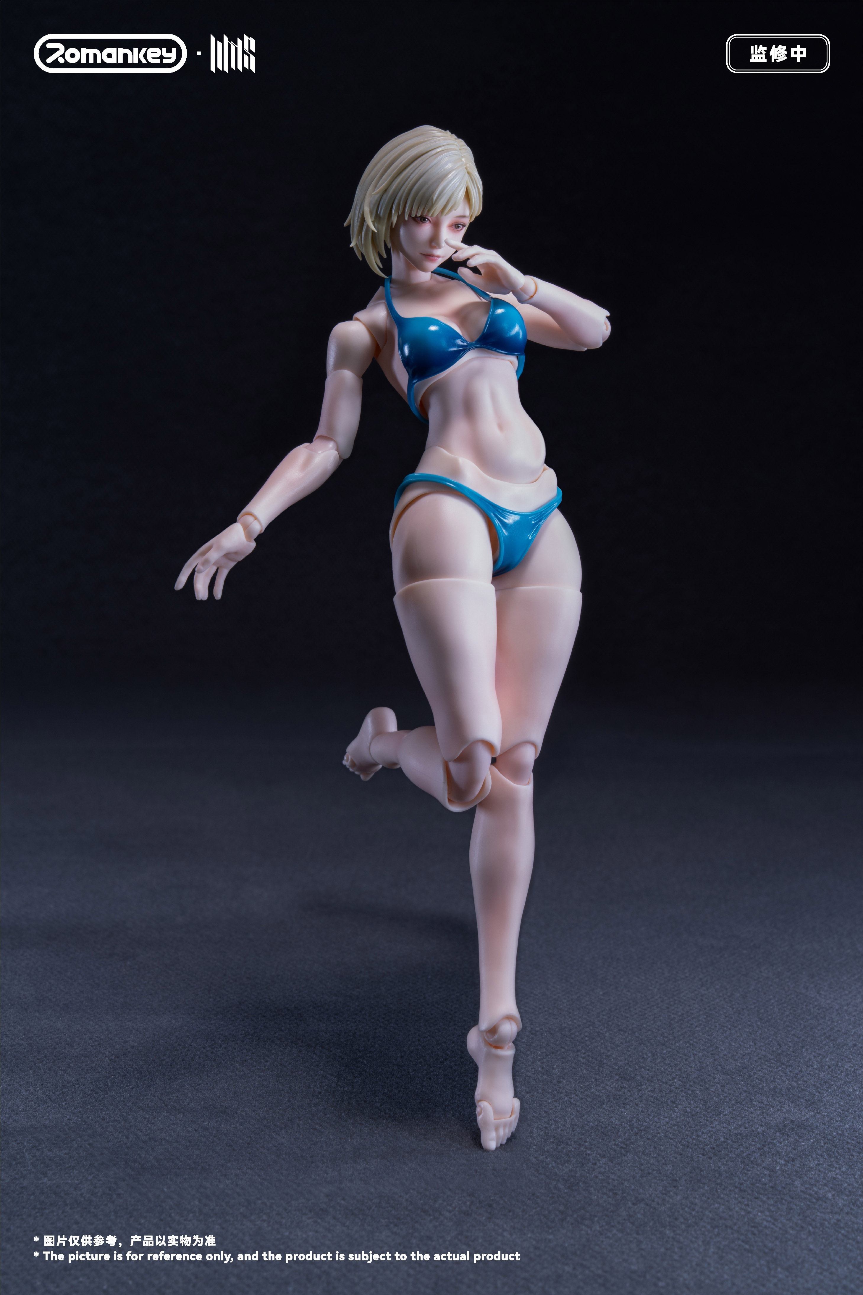 ROMANKEY UMS004C 1/12 SCALE ACTION FIGURE FEMALE BODY MIA (PRE-PAINTED VER.)