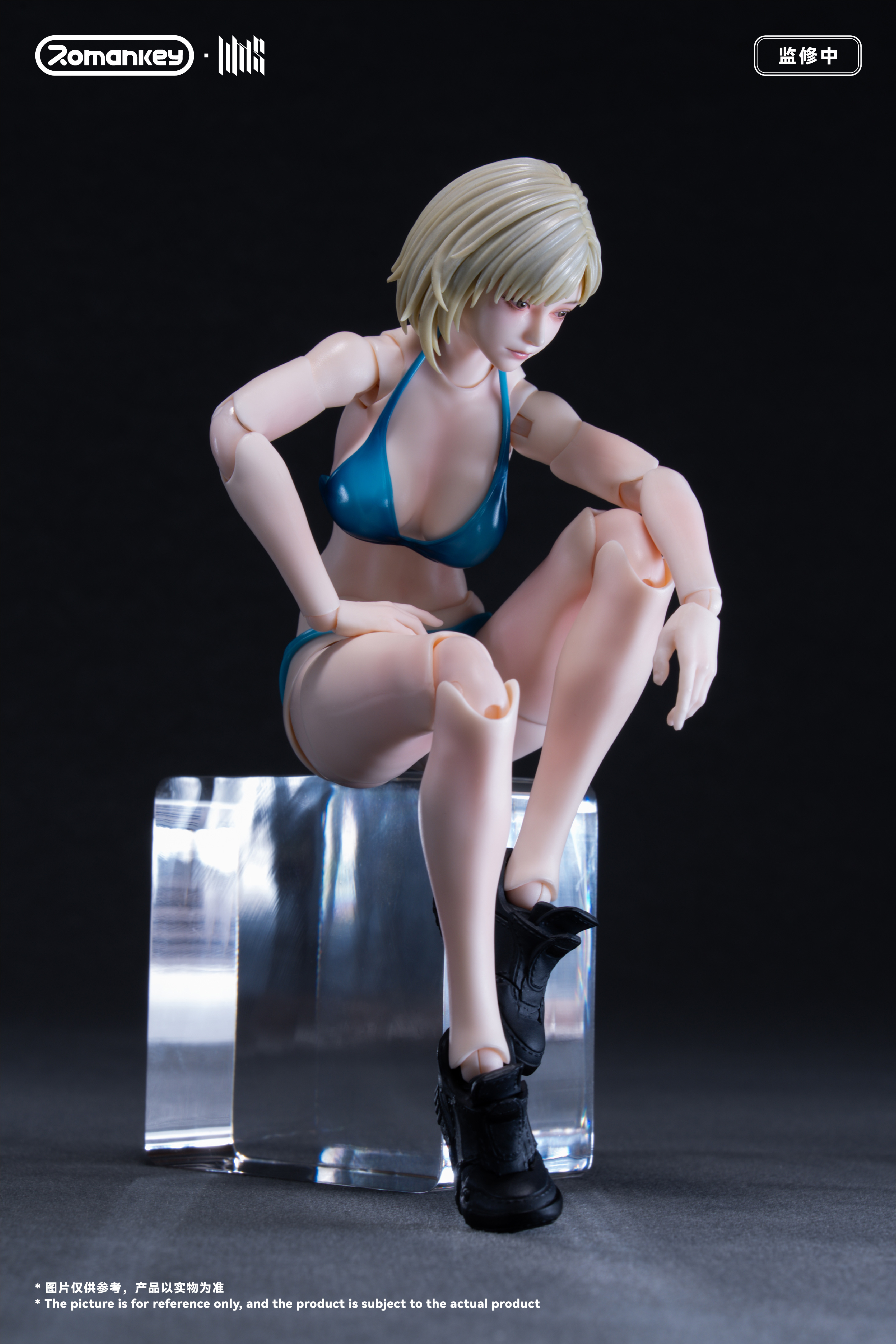 ROMANKEY UMS004C 1/12 SCALE ACTION FIGURE FEMALE BODY MIA (PRE-PAINTED VER.)