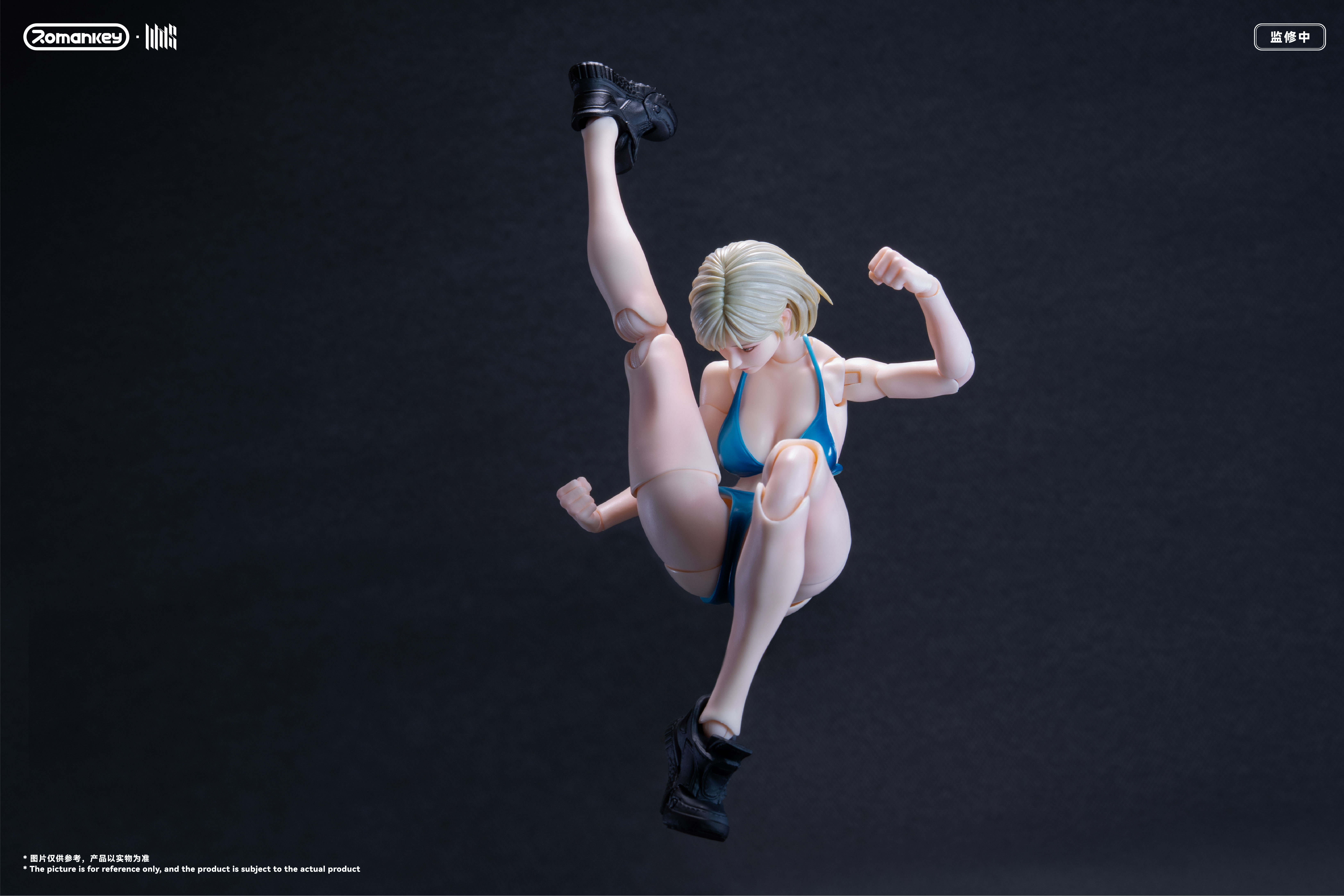 ROMANKEY UMS004C 1/12 SCALE ACTION FIGURE FEMALE BODY MIA (PRE-PAINTED VER.)