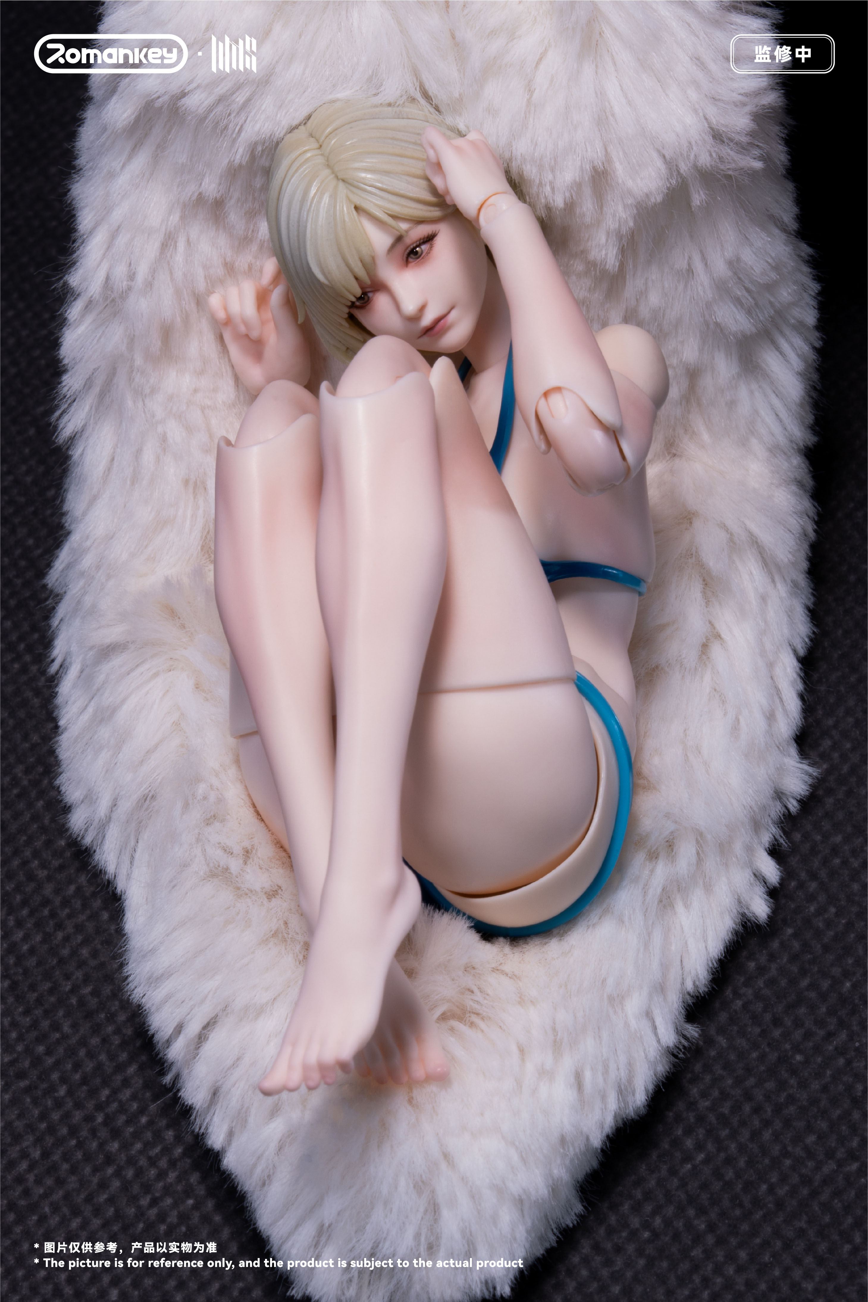 ROMANKEY UMS004C 1/12 SCALE ACTION FIGURE FEMALE BODY MIA (PRE-PAINTED VER.)