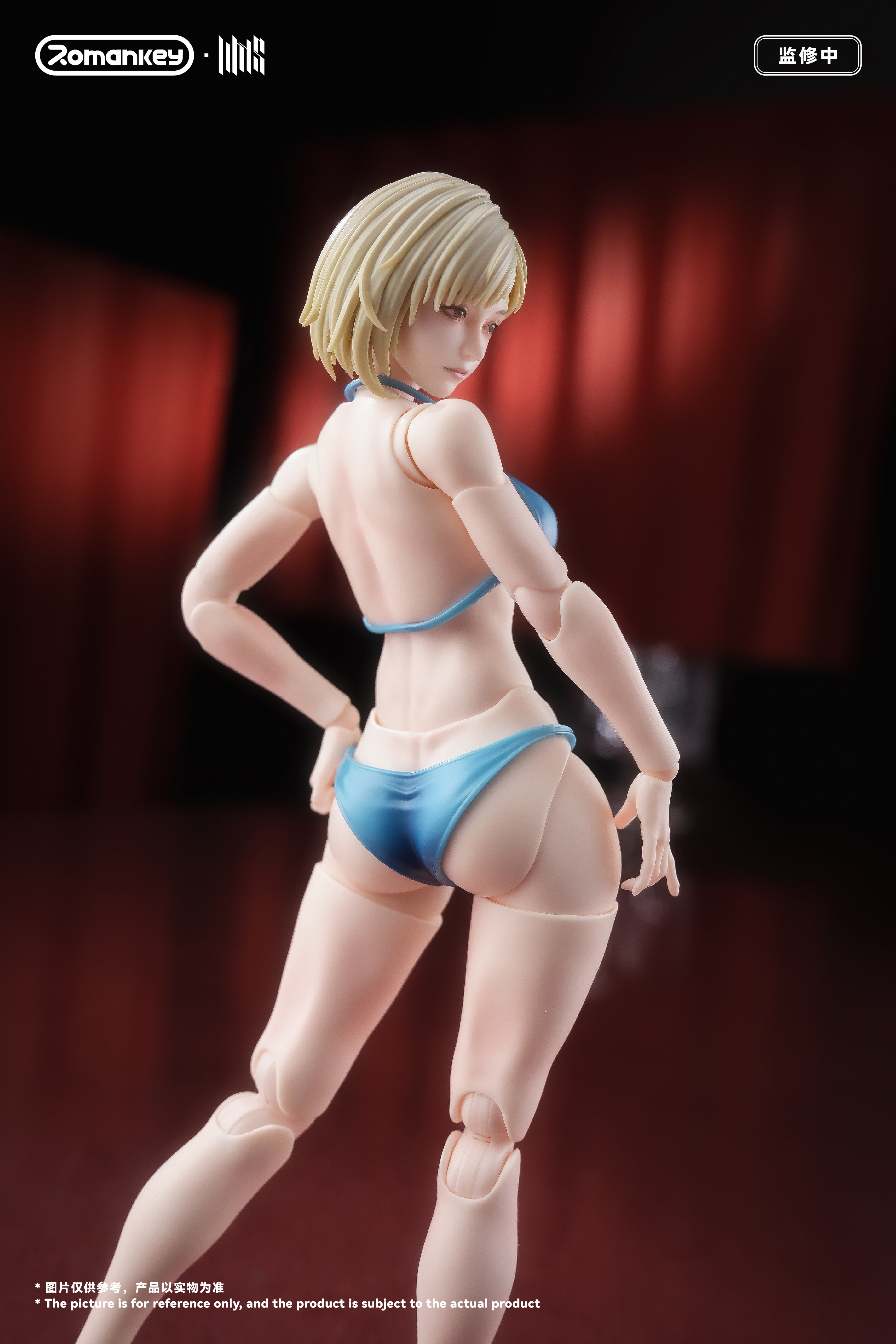 ROMANKEY UMS004C 1/12 SCALE ACTION FIGURE FEMALE BODY MIA (PRE-PAINTED VER.)