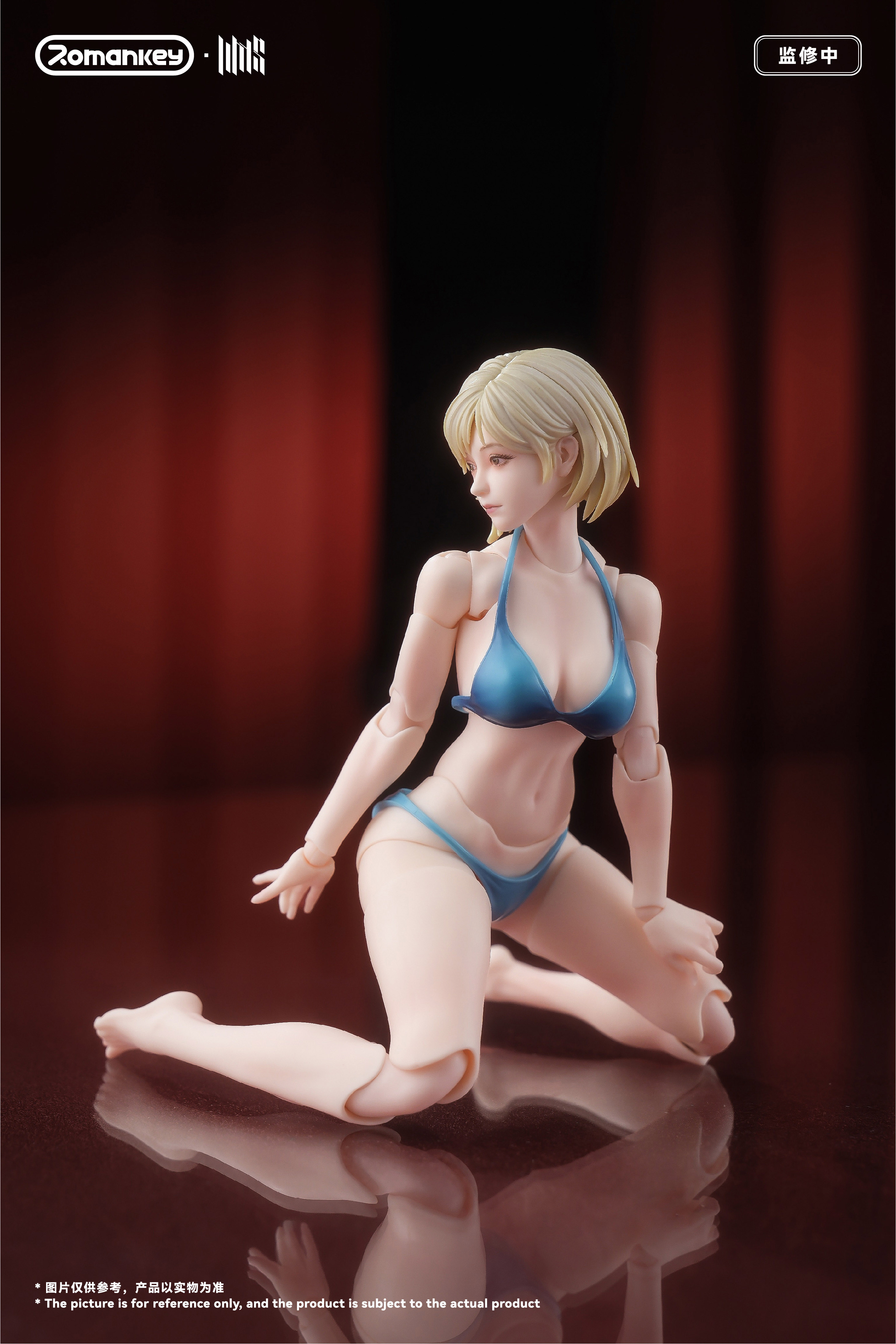 ROMANKEY UMS004C 1/12 SCALE ACTION FIGURE FEMALE BODY MIA (PRE-PAINTED VER.)
