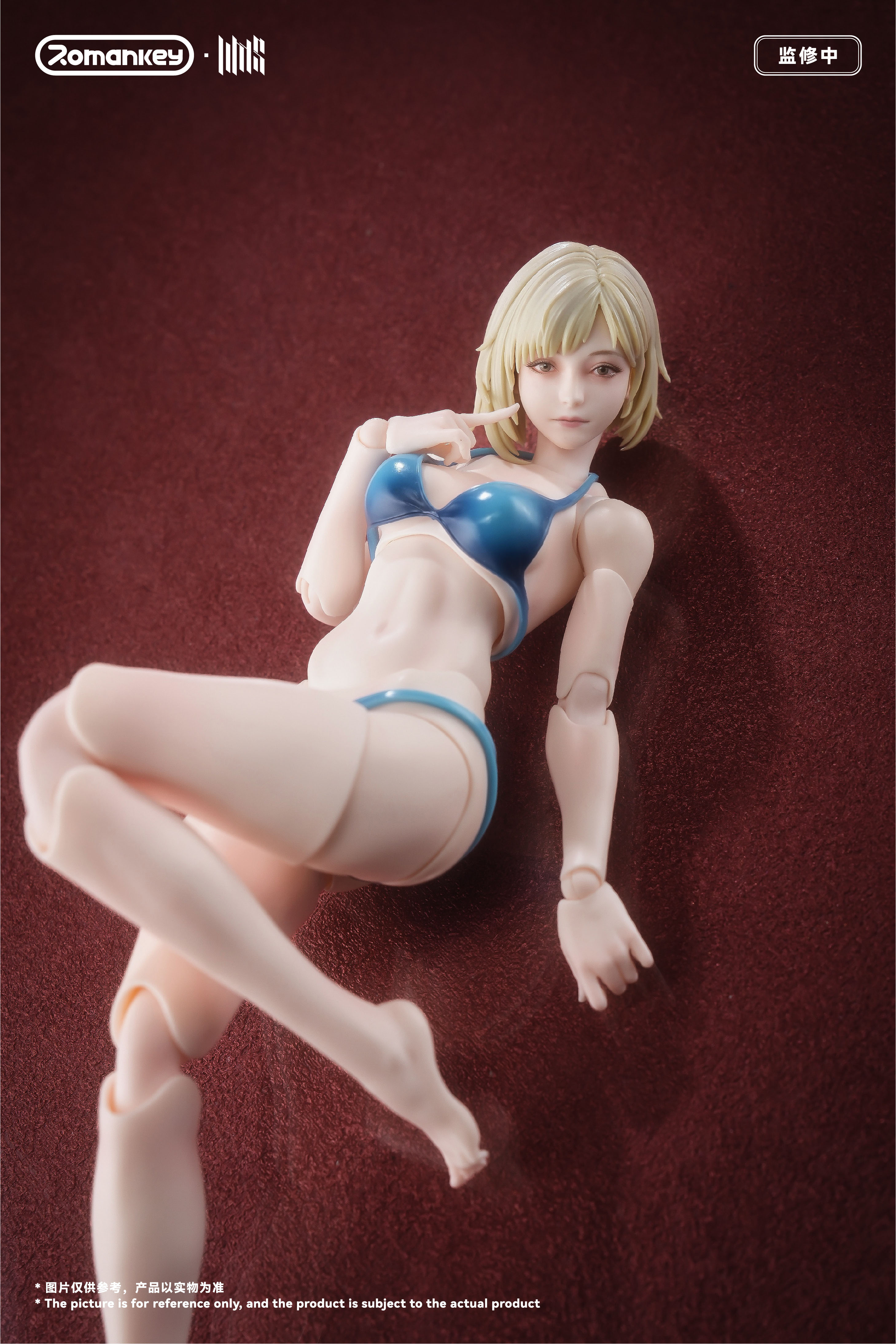 ROMANKEY UMS004C 1/12 SCALE ACTION FIGURE FEMALE BODY MIA (PRE-PAINTED VER.)