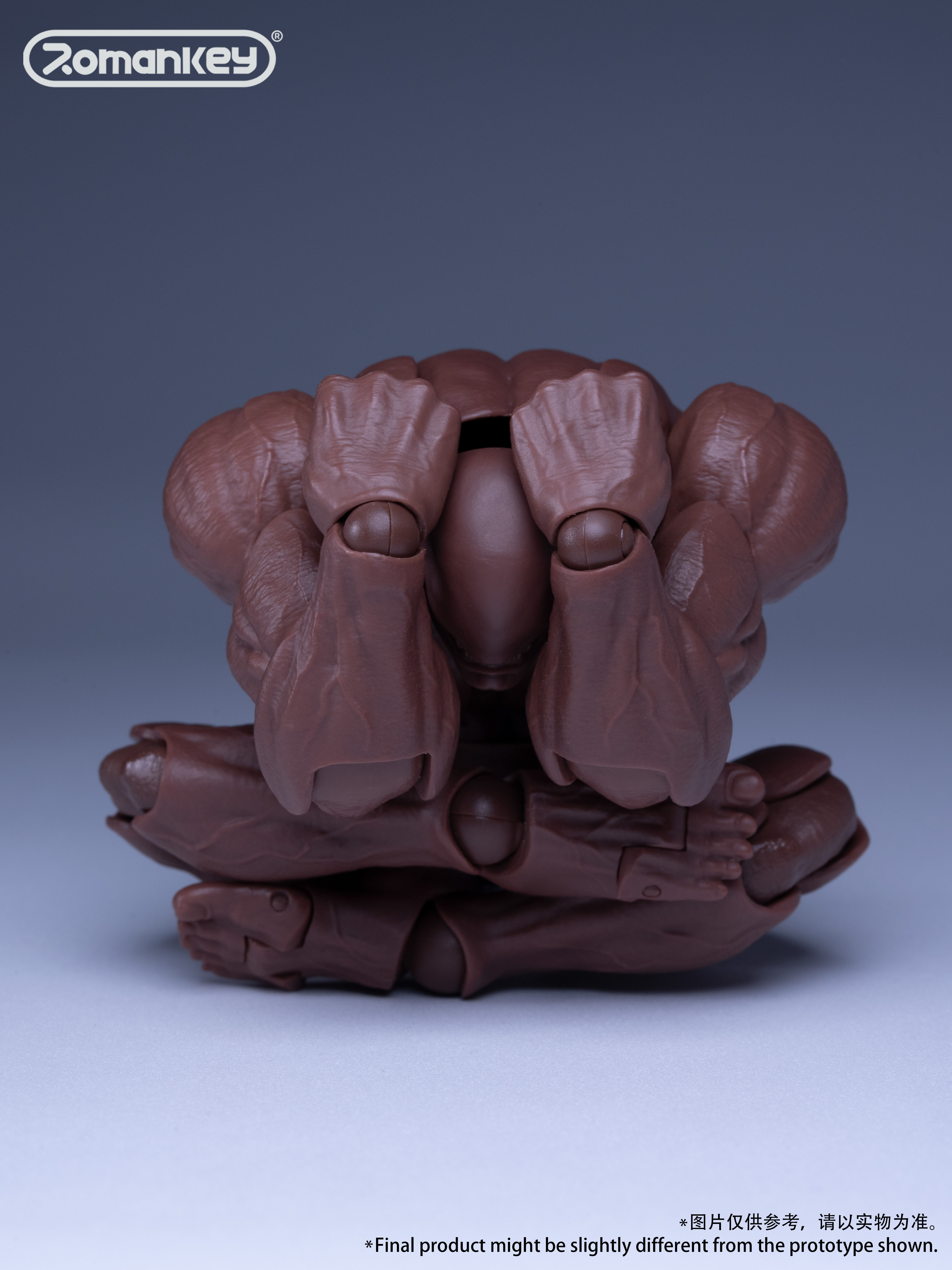 ROMANKEY UMS003 1/12 SCALE ACTION FIGURE MALE BODY BIG GUY TAN SKIN