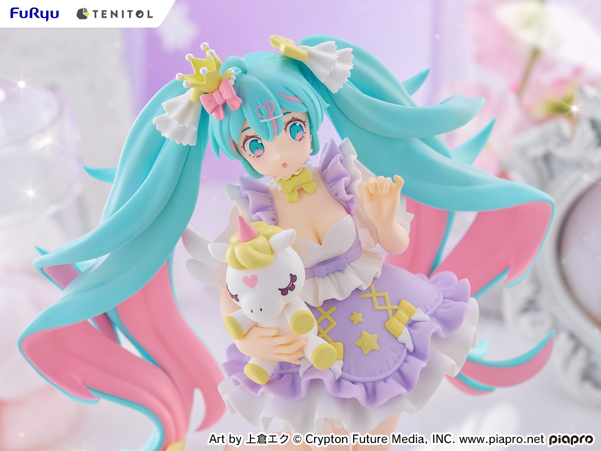 TENITOL Hatsune Miku YUMEKAWA Princess Lavender Ver.