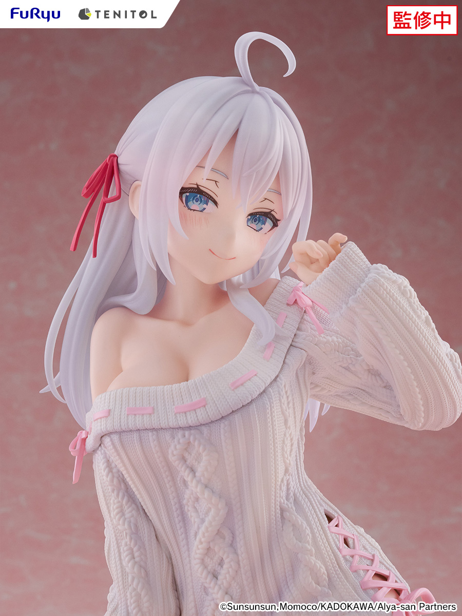 TENITOL BIG Noodle Stopper Figure "Alya Sometimes Hides Her Feelings in Russian" Alya Knit Ver.