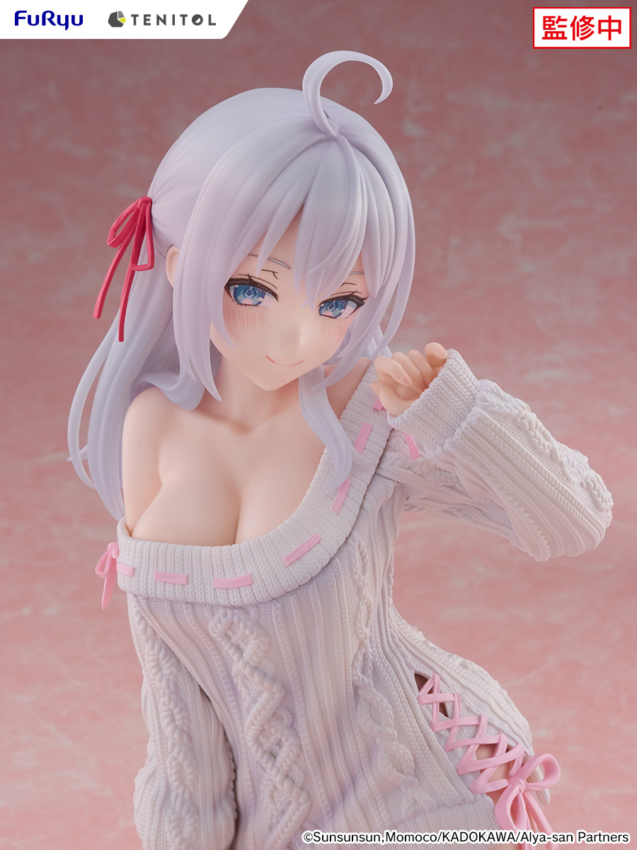 TENITOL BIG Noodle Stopper Figure "Alya Sometimes Hides Her Feelings in Russian" Alya Knit Ver.