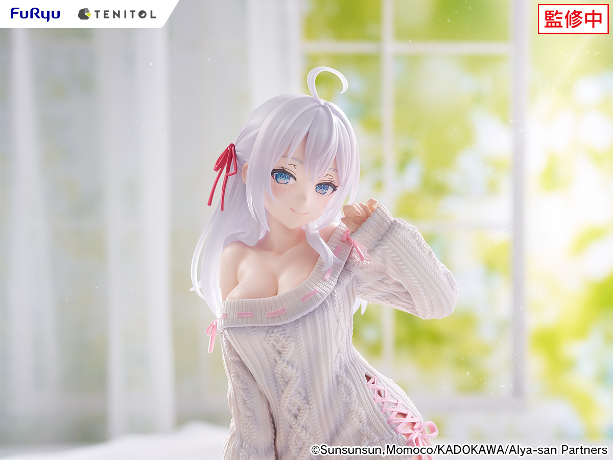 TENITOL BIG Noodle Stopper Figure "Alya Sometimes Hides Her Feelings in Russian" Alya Knit Ver.