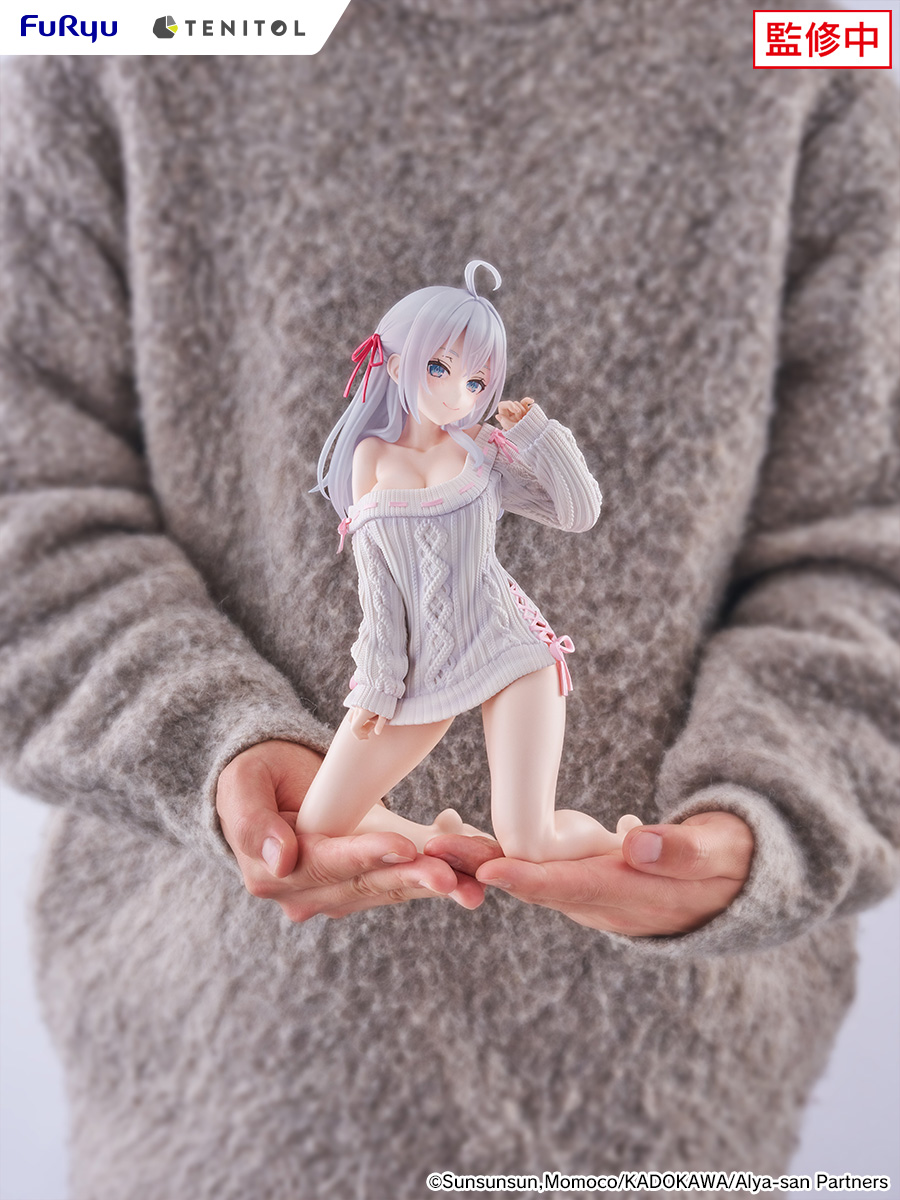 TENITOL BIG Noodle Stopper Figure "Alya Sometimes Hides Her Feelings in Russian" Alya Knit Ver.