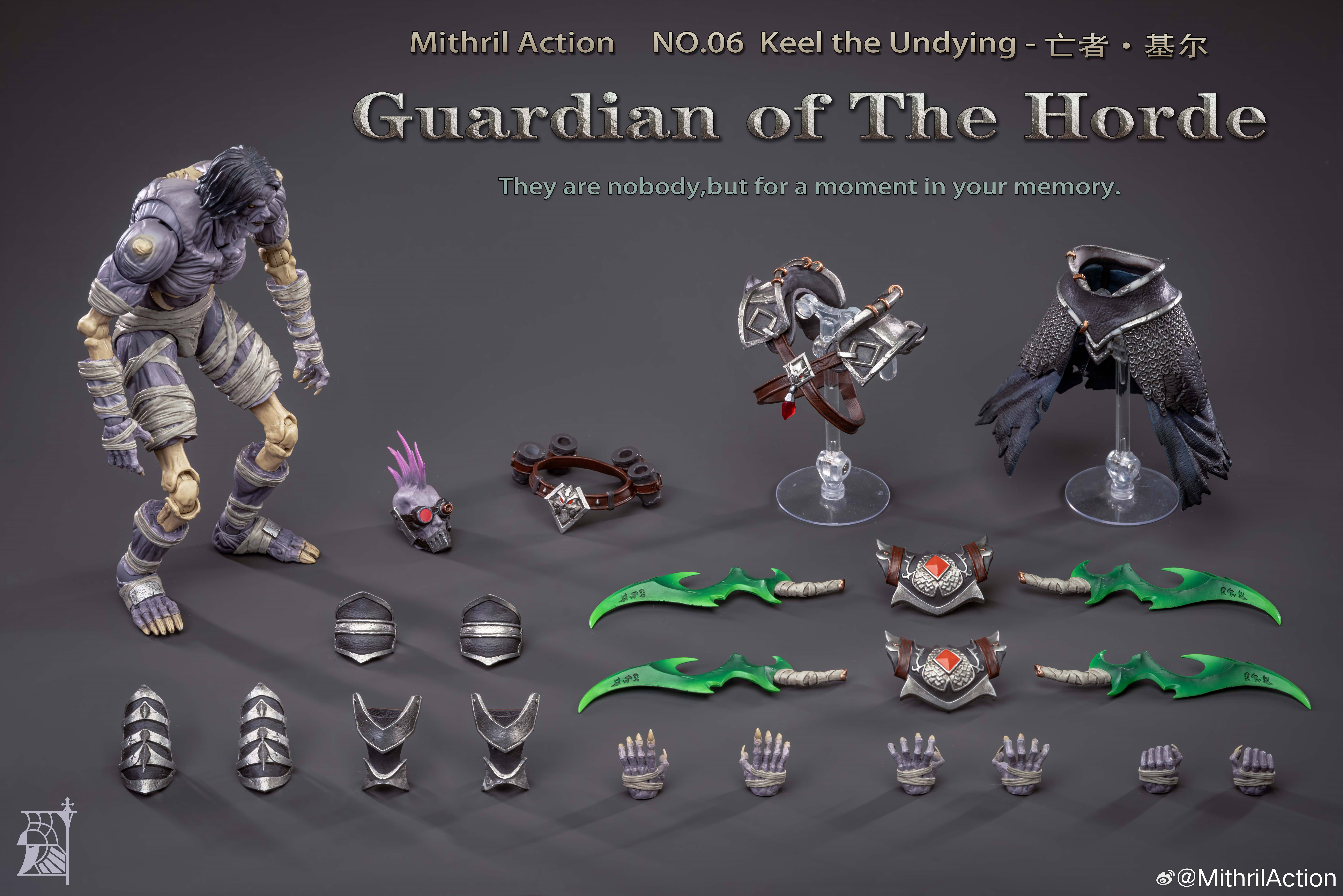MITHRIL ACTION GUARDIAN OF THE HORDE NO.06 KEEL THE UNDYING 1/10 SCALE ACTION FIGURE