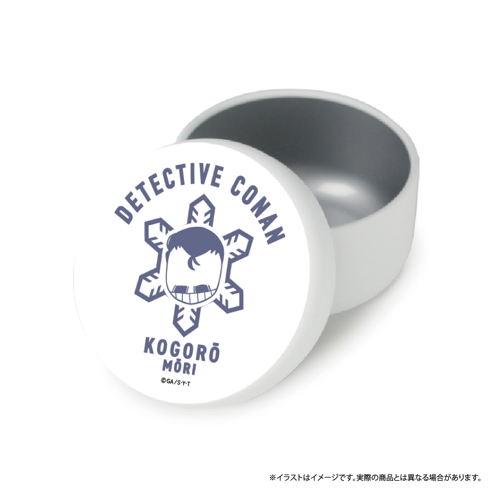 "Detective Conan" Can Case with Round Can Badge Mori Kogoro Vol. 7