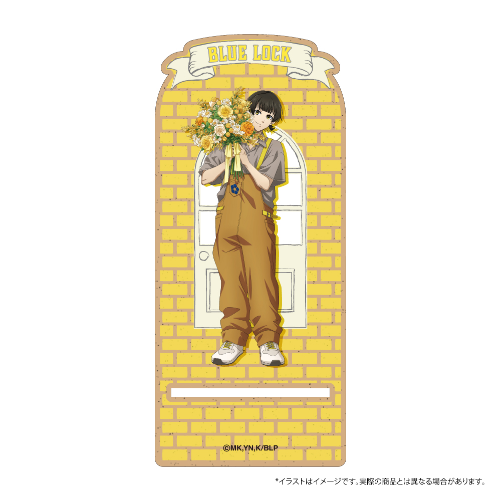 "Blue Lock" Wood Smartphone Stand Bachira Meguru (Florist)