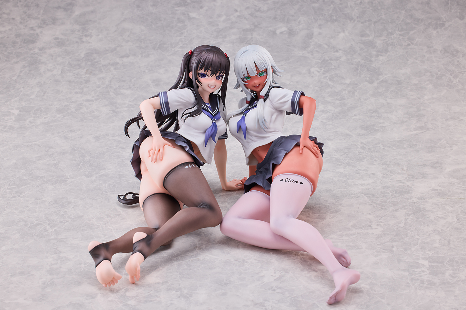 MAGI ARTS A WORLD WHERE THICK LEGS ARE STATUS AIZA LAURA & NIKUKURA IROHA 1/5 SCALE FIGURE SET OF TWO
