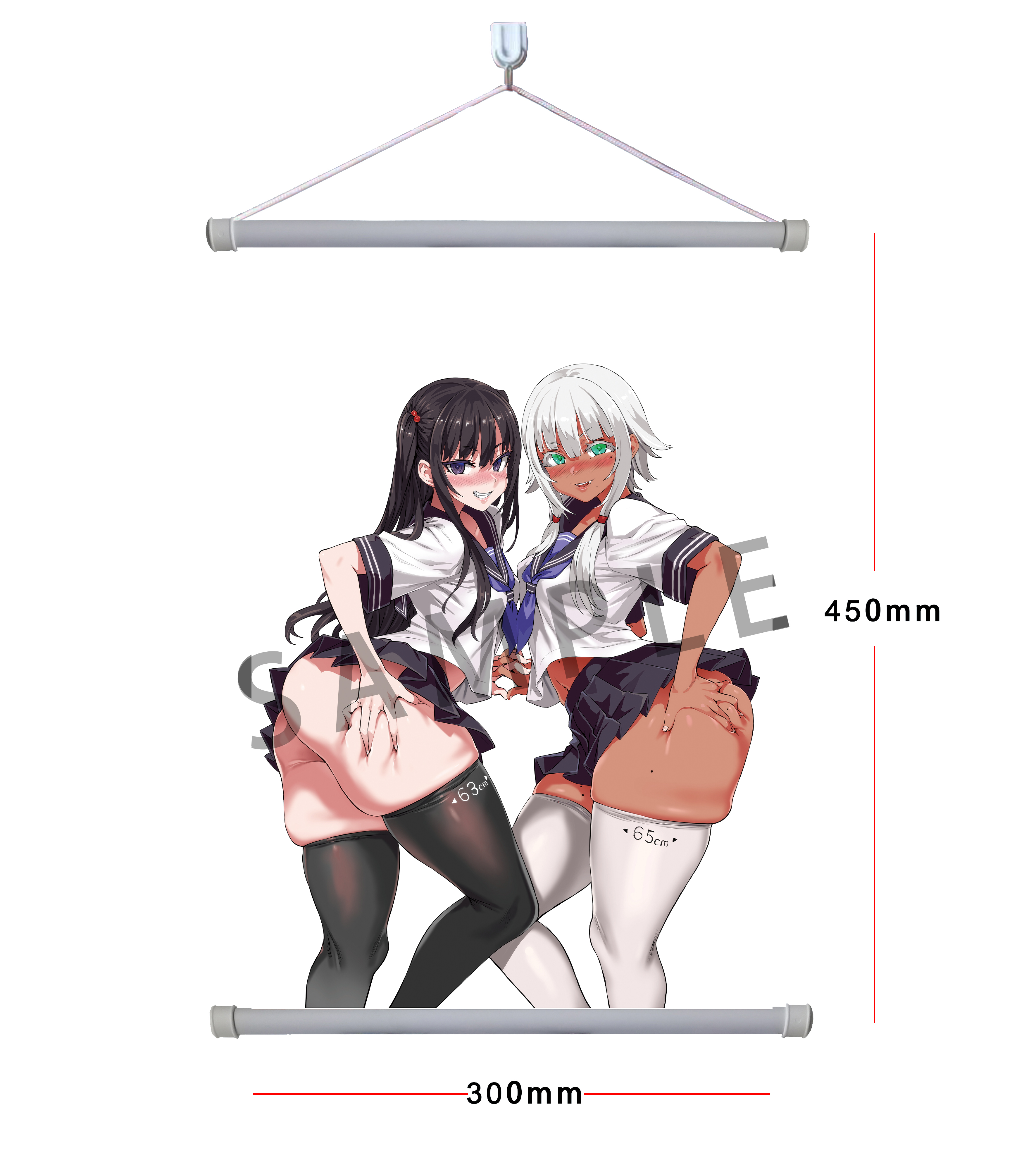 MAGI ARTS A WORLD WHERE THICK LEGS ARE STATUS AIZA LAURA & NIKUKURA IROHA 1/5 SCALE FIGURE SET OF TWO