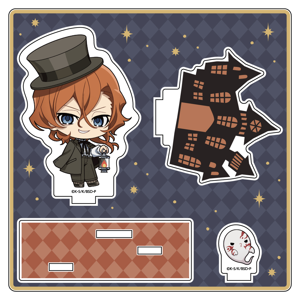 "Bungo Stray Dogs" Mini Acrylic Diorama Ghost House Ver. Nakahara Chuya