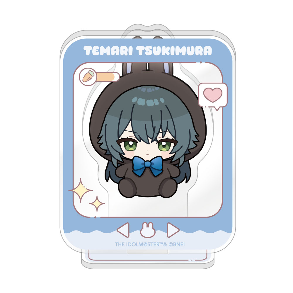 "Gakuen Idolmaster" Mini Acrylic Stand Rabbit Plush Ver. Tsukimura Temari
