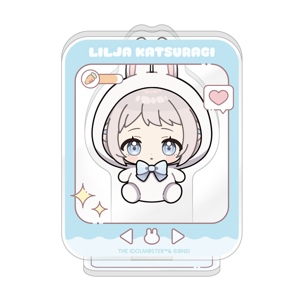 "Gakuen Idolmaster" Mini Acrylic Stand Rabbit Plush Ver. Katsuragi Lilja