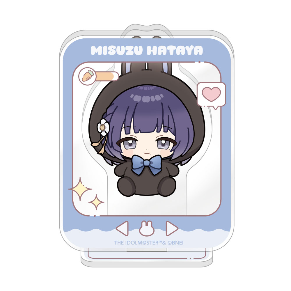 "Gakuen Idolmaster" Mini Acrylic Stand Rabbit Plush Ver. Hataya Misuzu