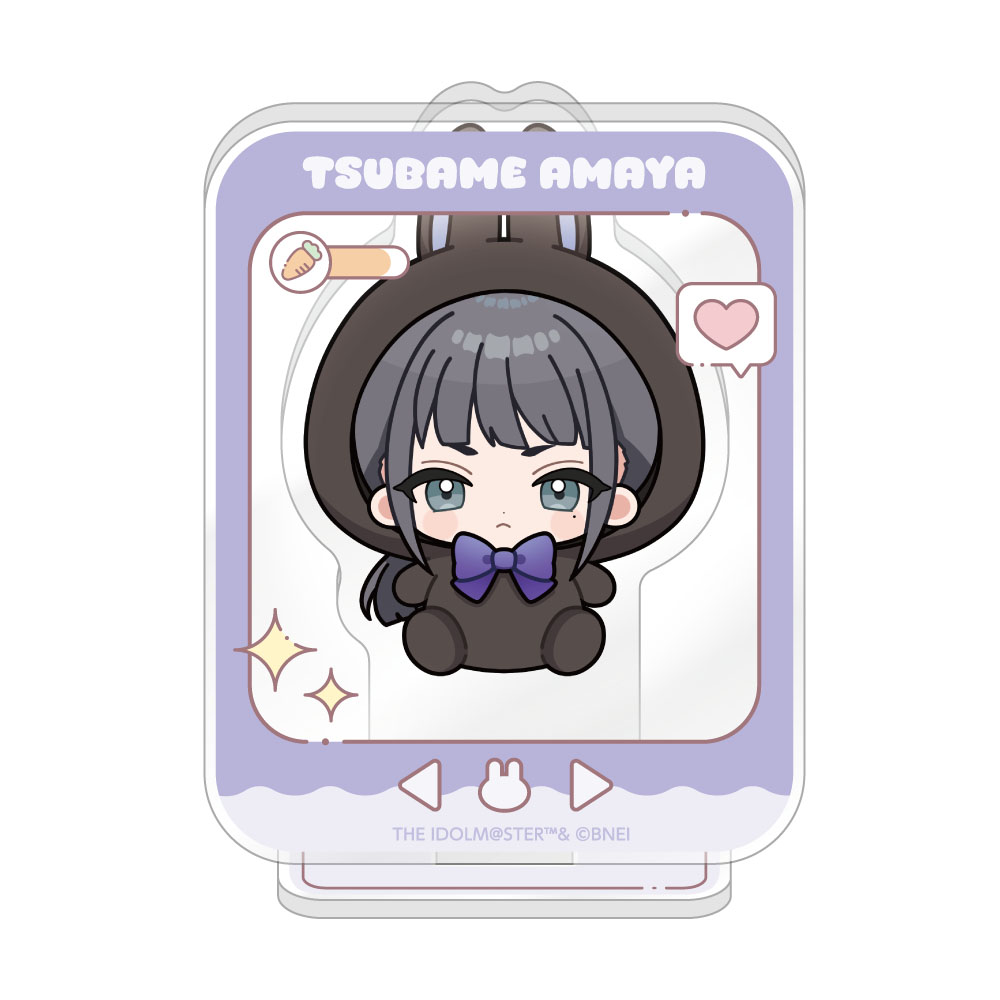 "Gakuen Idolmaster" Mini Acrylic Stand Rabbit Plush Ver. Amaya Tsubame