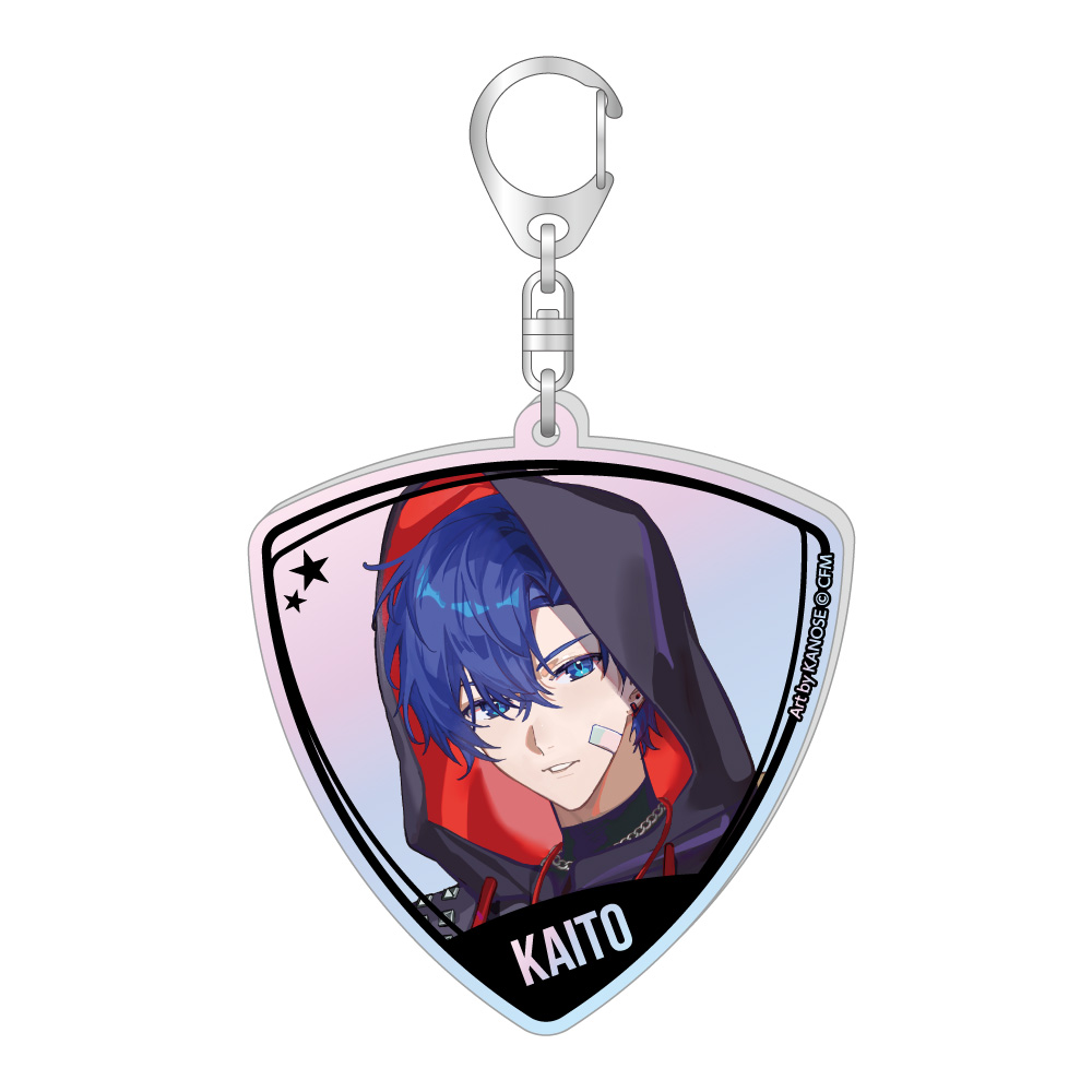 Hatsune Miku Pick Type Aurora Acrylic Key Chain Band Ver. KAITO