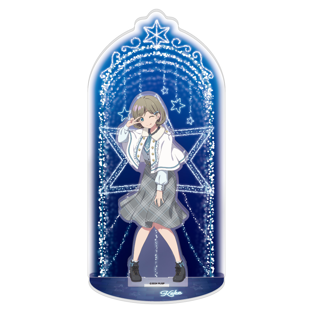 "Love Live! Superstar!!" Acrylic Stand Diorama Tang Keke White Poncho Ver.