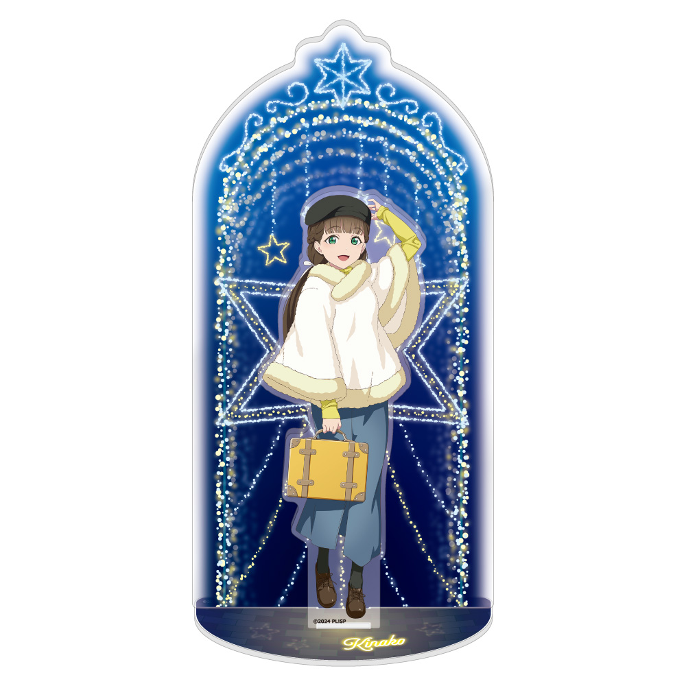 "Love Live! Superstar!!" Acrylic Stand Diorama Sakurakoji Kinako White Poncho Ver.