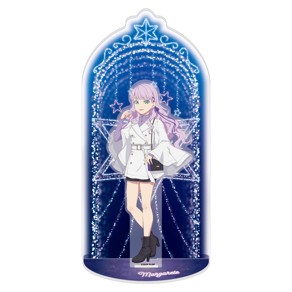 "Love Live! Superstar!!" Acrylic Stand Diorama Wien Margarete White Poncho Ver.